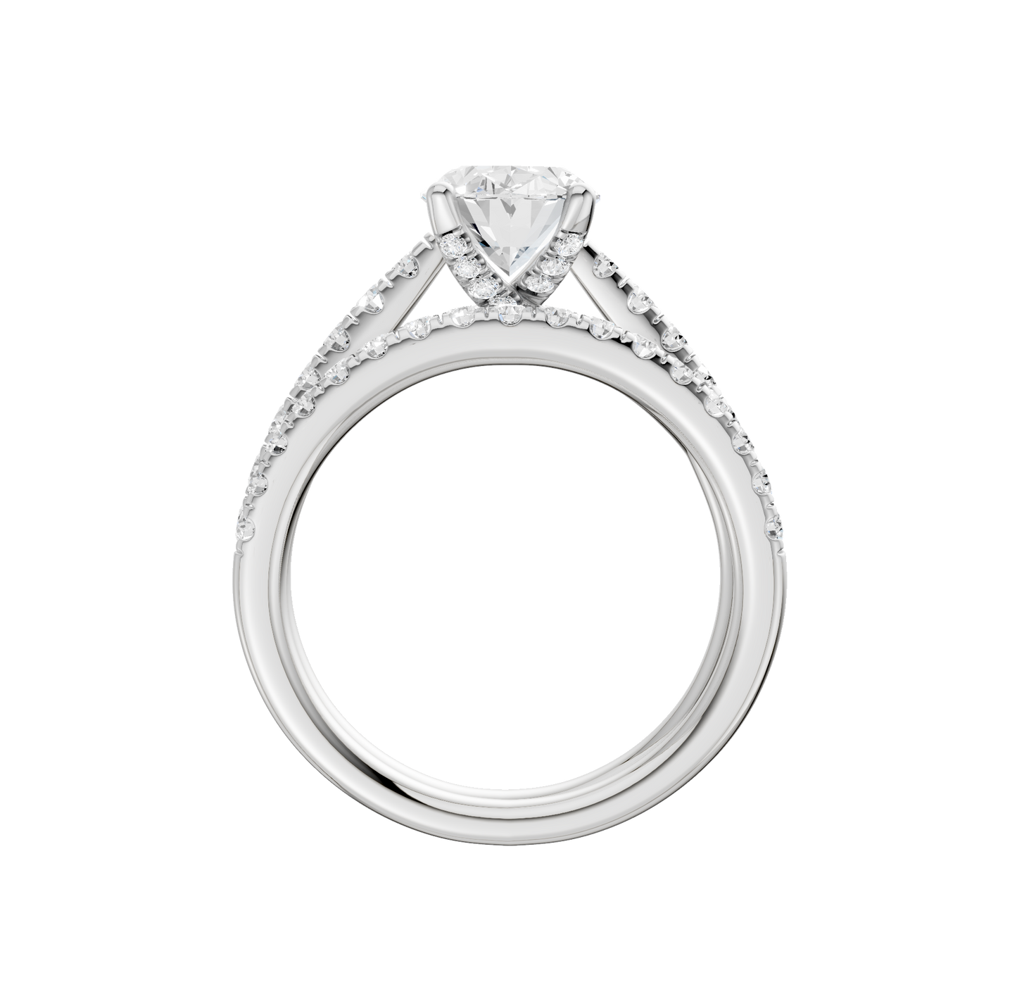 2.33ct Oval Certified Solitaire Lab Diamond Ring
