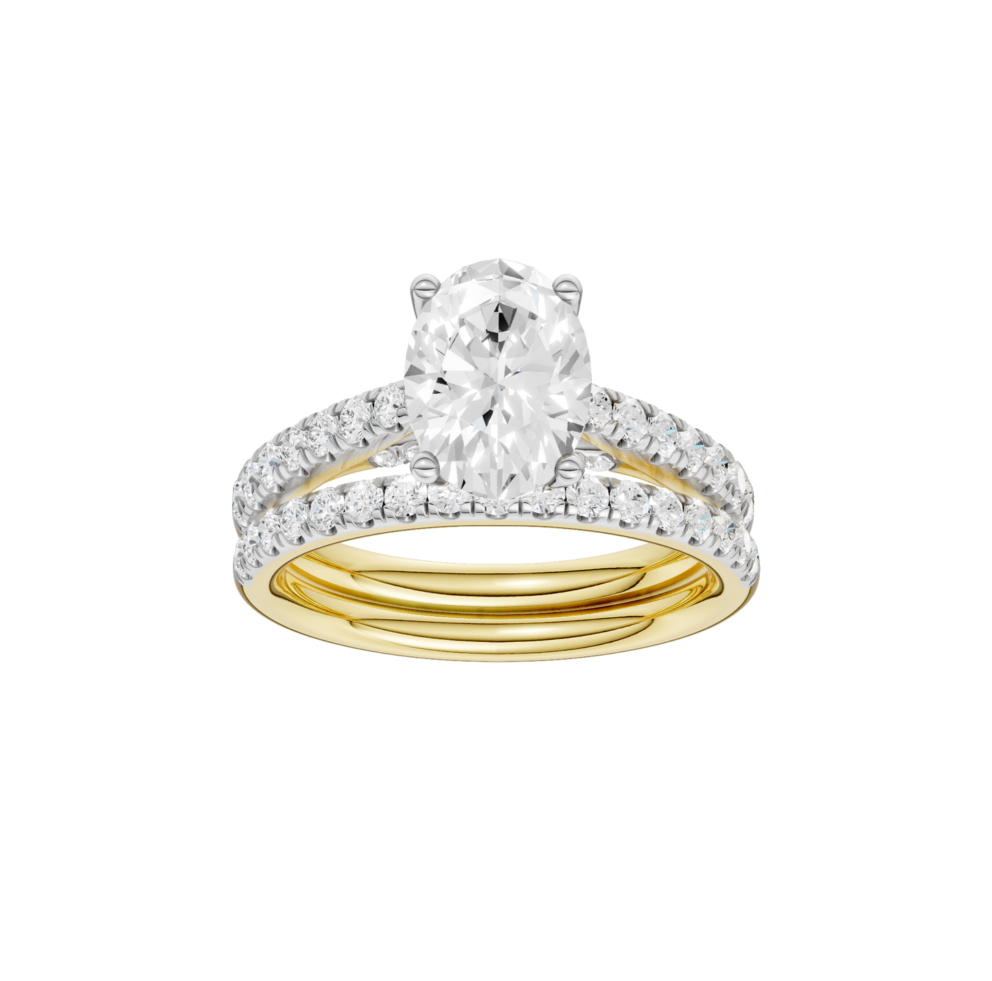 2.33ct Oval Certified Solitaire Lab Diamond Ring