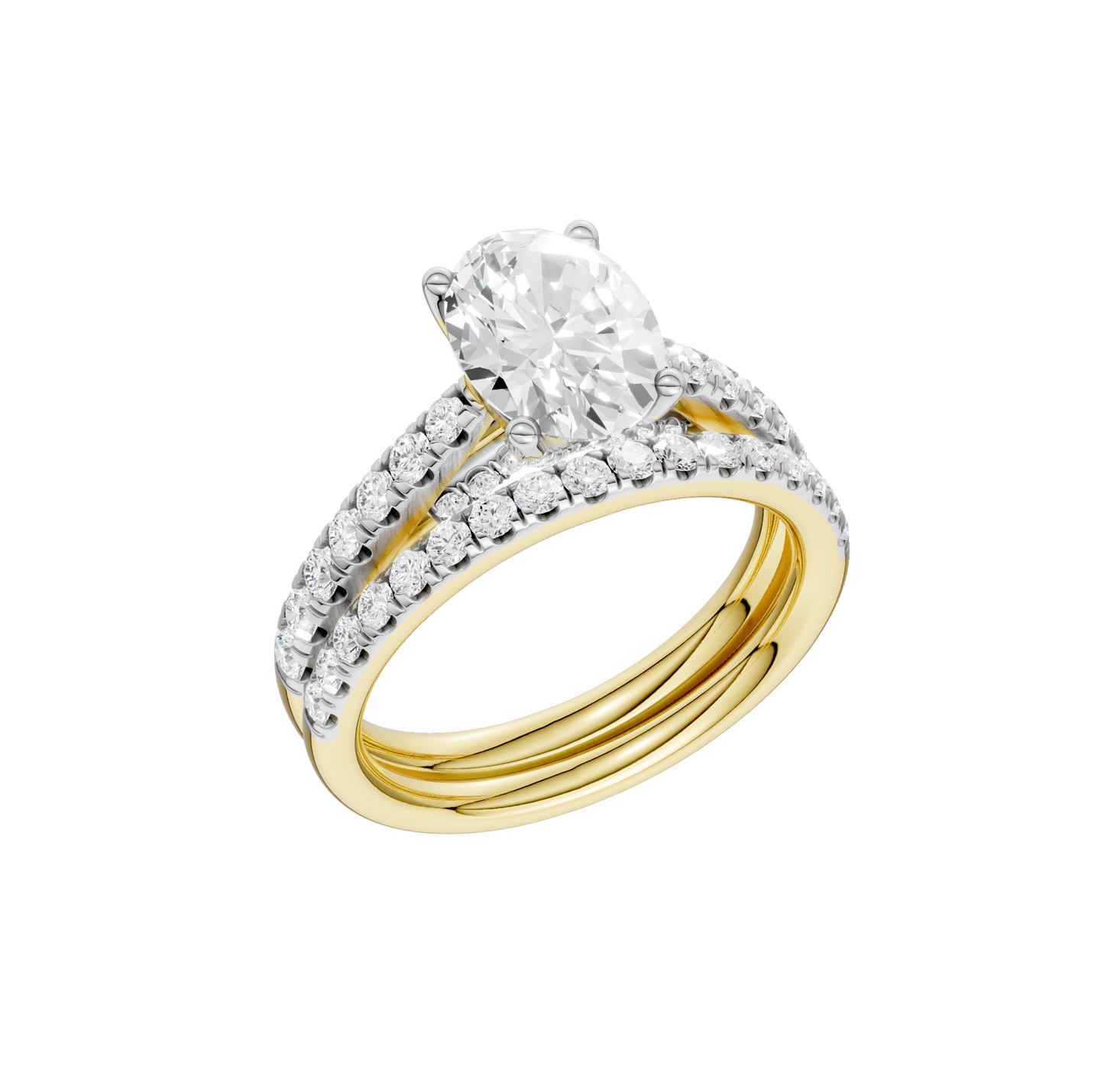 2.33ct Oval Certified Solitaire Lab Diamond Ring