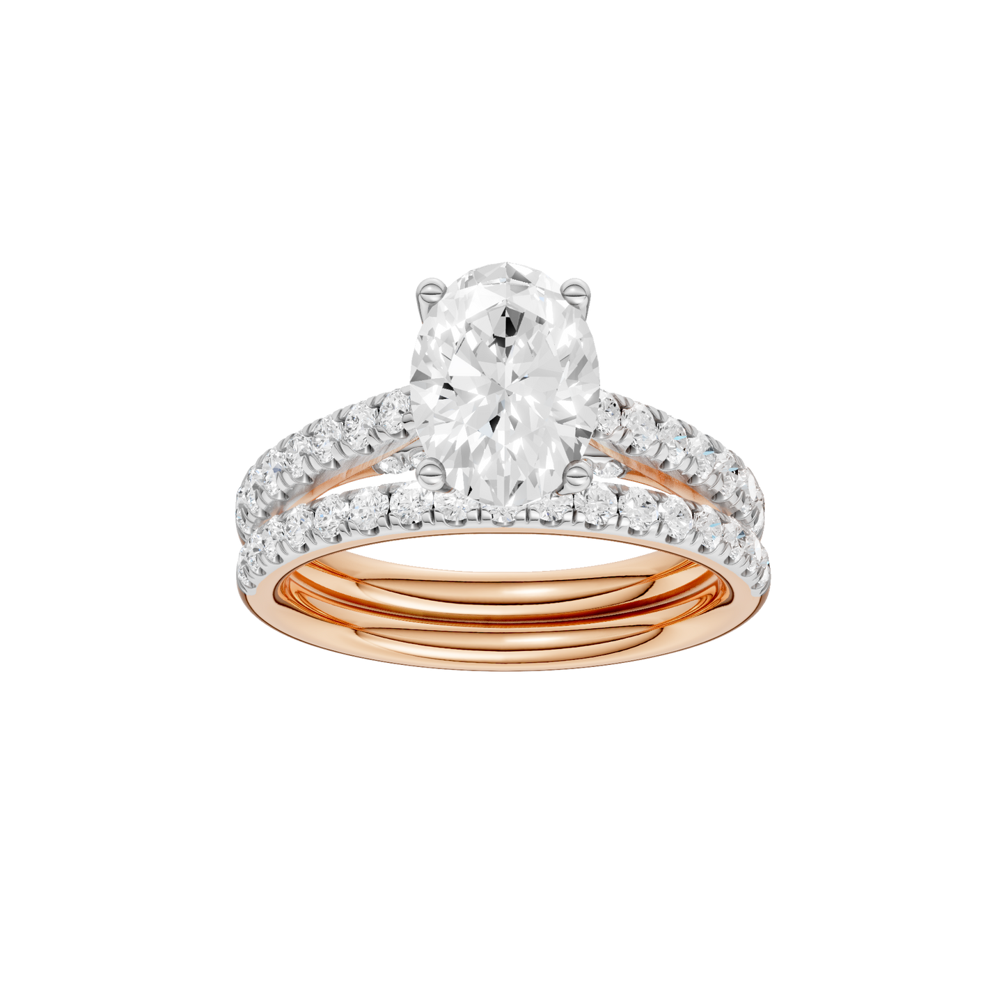 2.33ct Oval Certified Solitaire Lab Diamond Ring