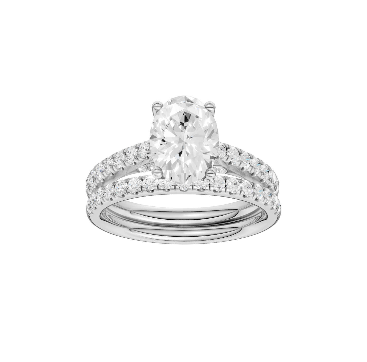 2.33ct Oval Certified Solitaire Lab Diamond Ring