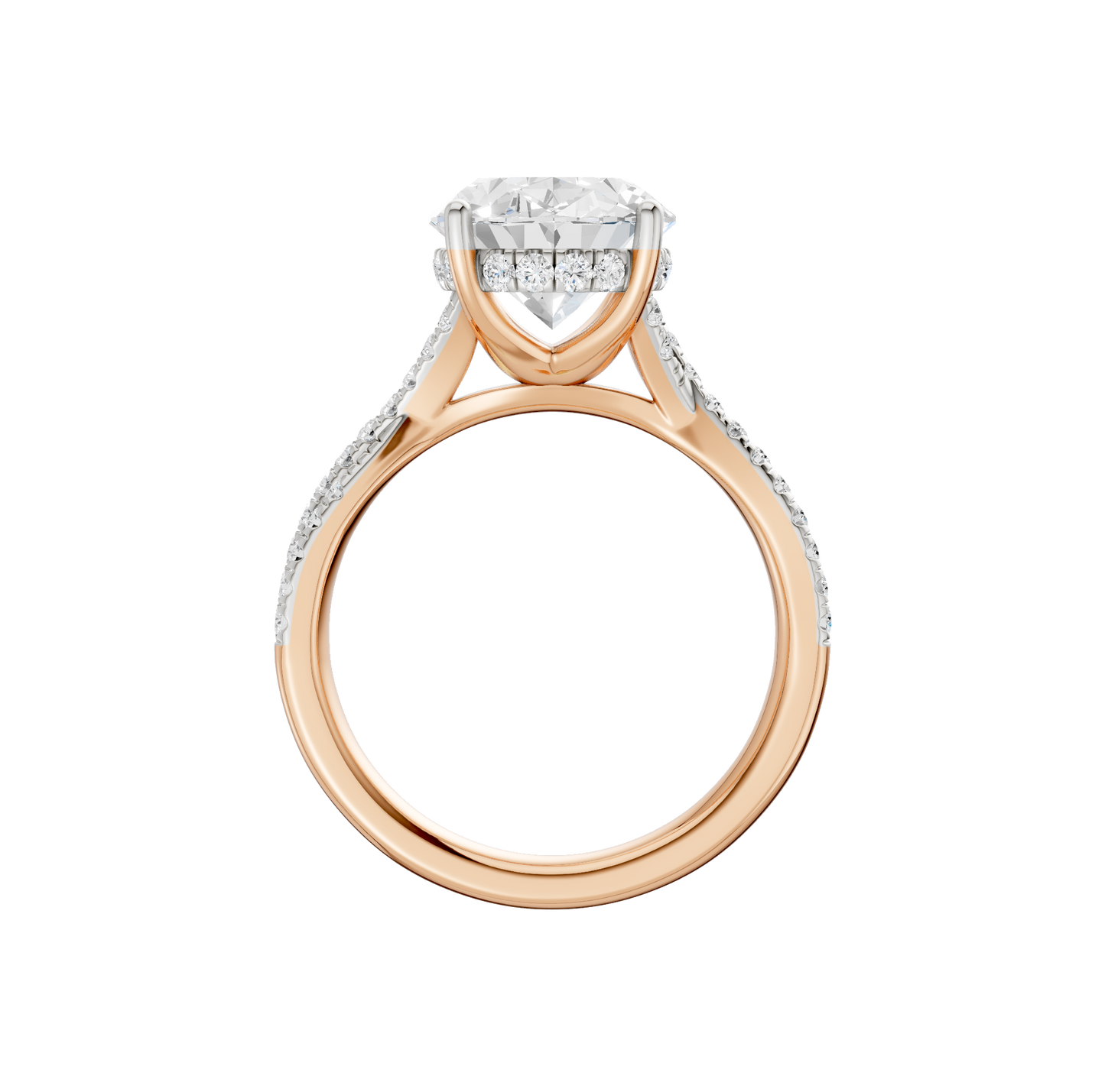 4.33ct Oval Certified Lab Diamond Ring