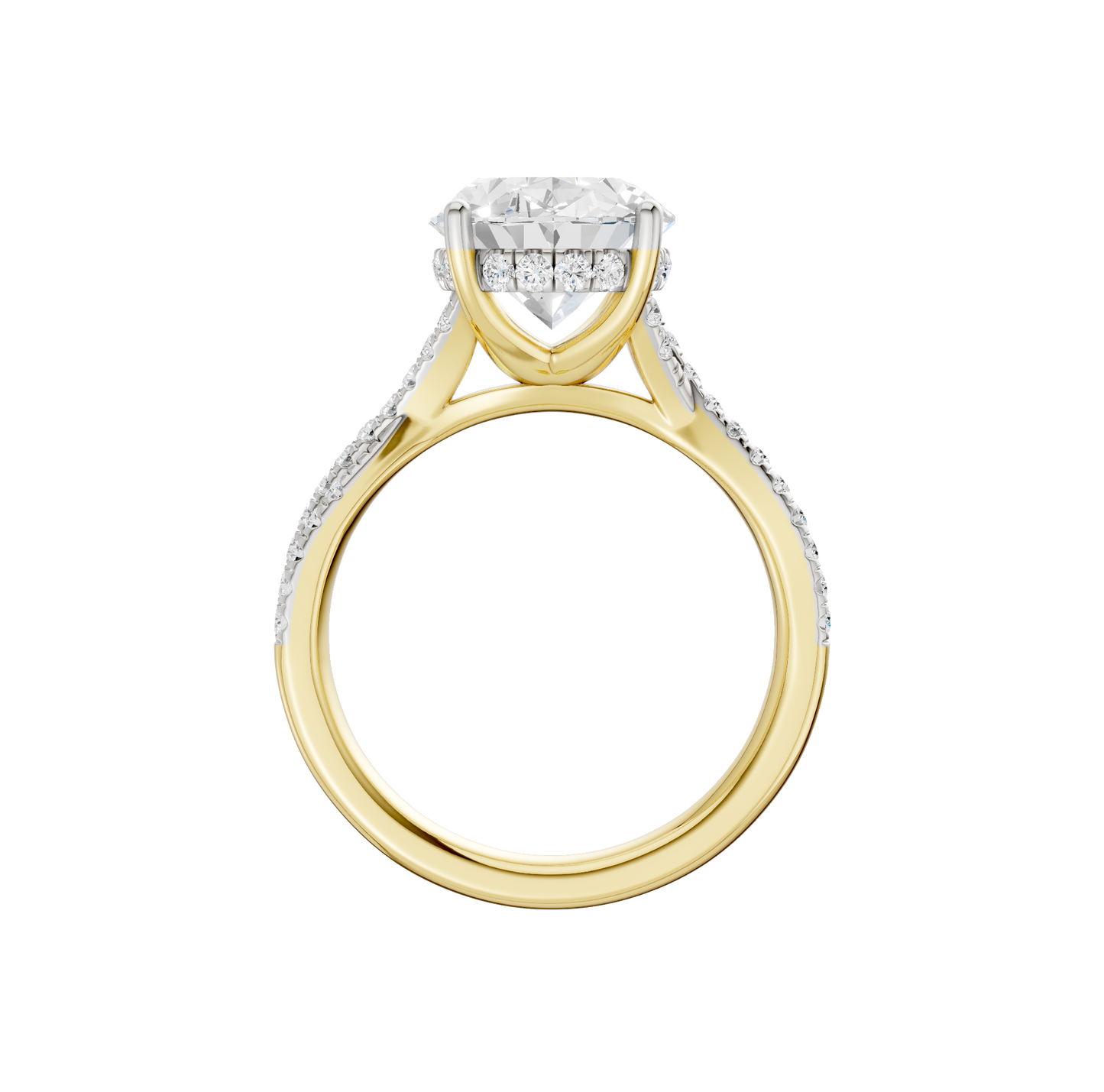 4.33ct Oval Certified Lab Diamond Ring