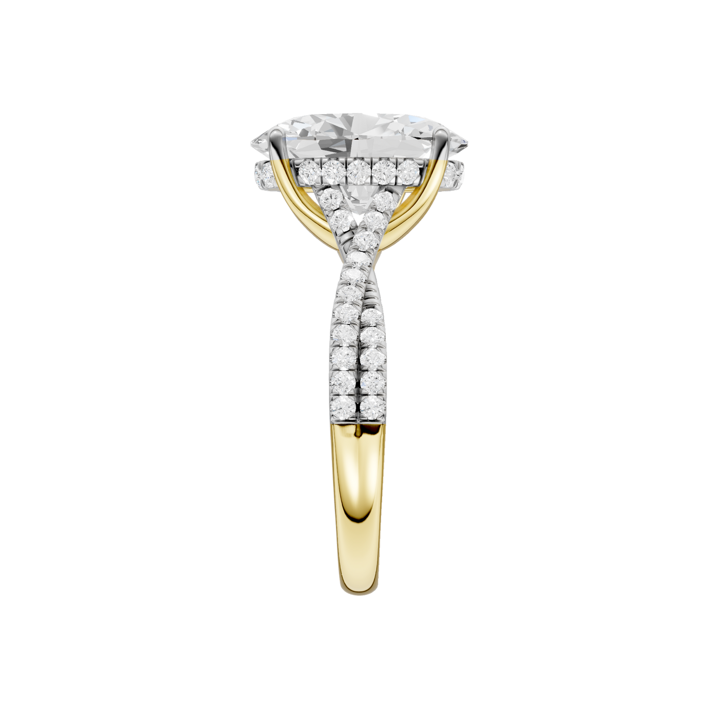 4.33ct Oval Certified Lab Diamond Ring