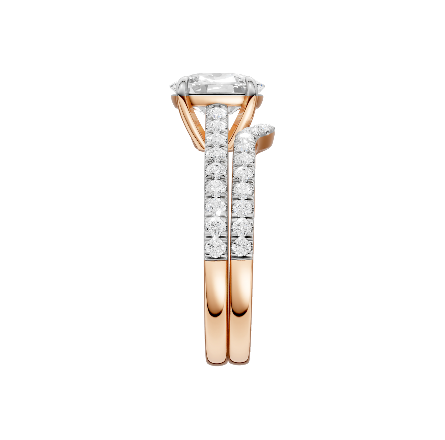 2.50ct Elongated Cushion Certified Lab Diamond Ring