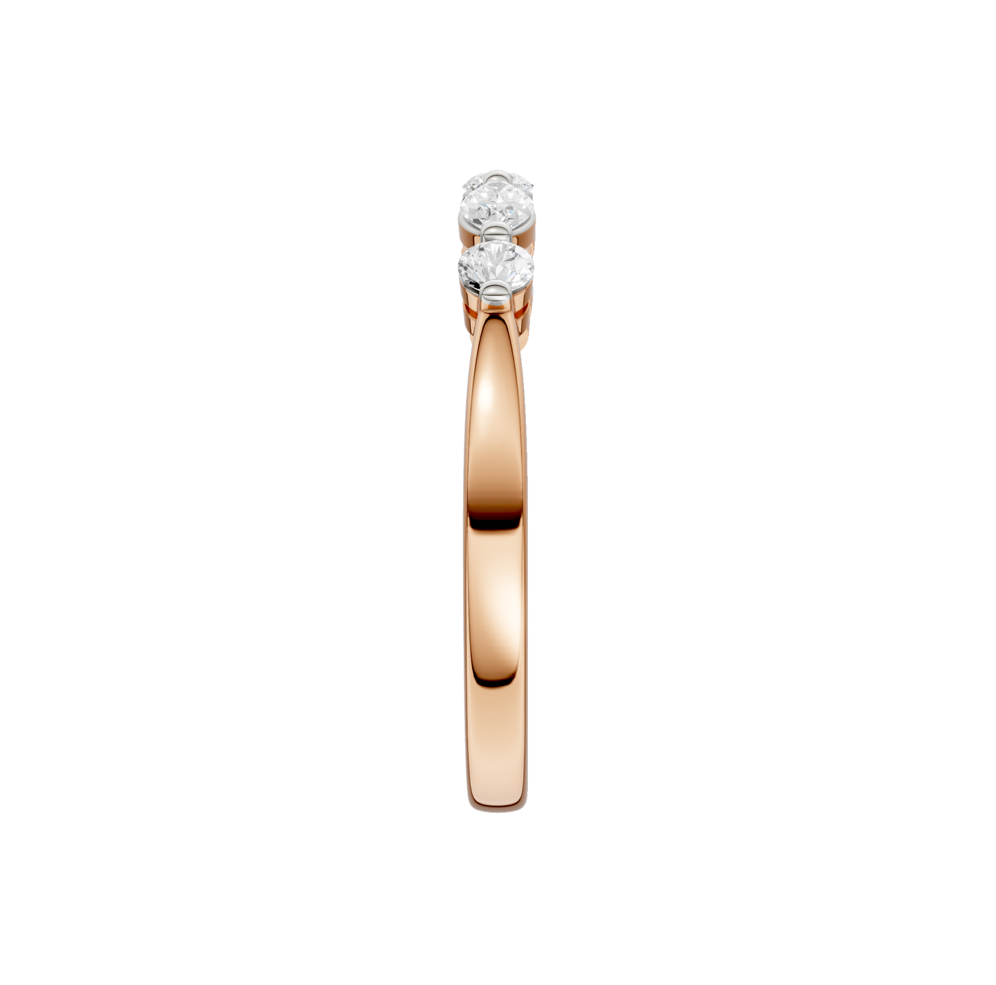 0.33ct Round & Marquise Certified Lab Diamond Ring