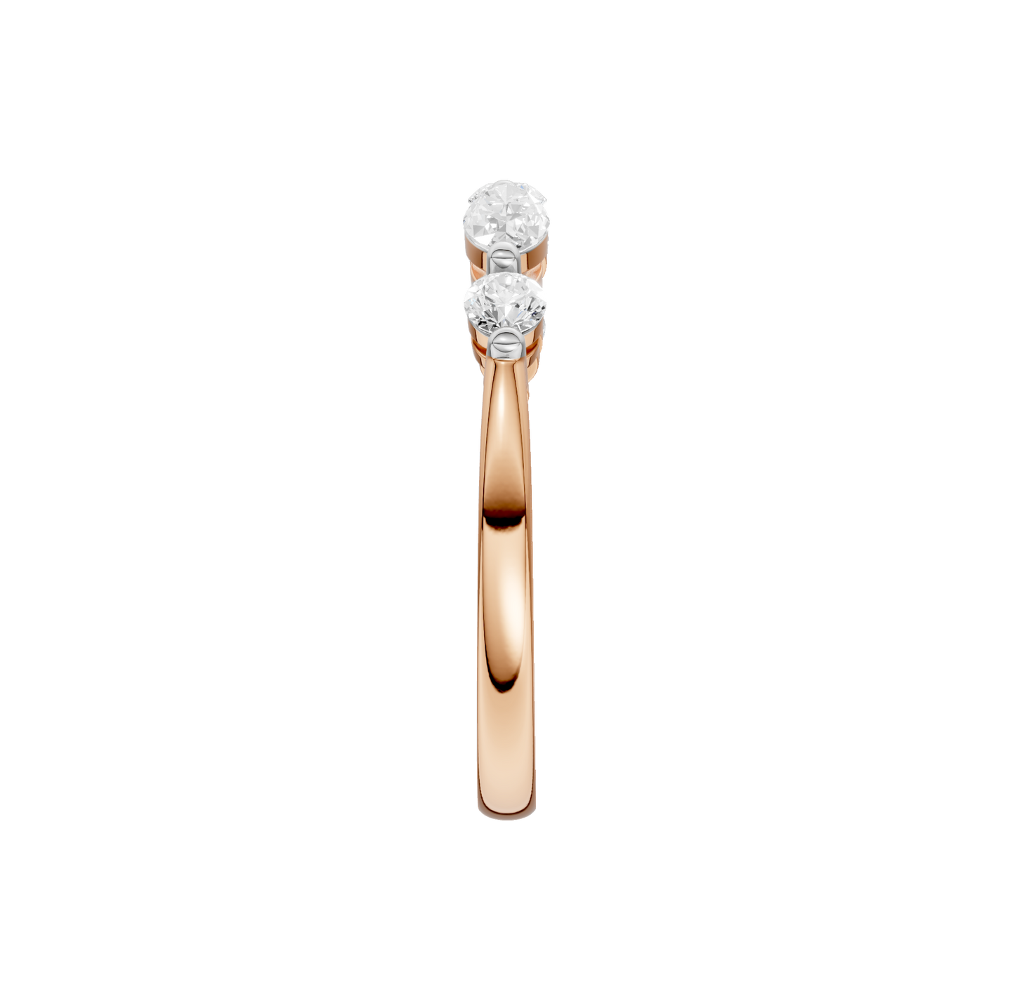 0.50ct Round & Marquise Certified Lab Diamond Ring