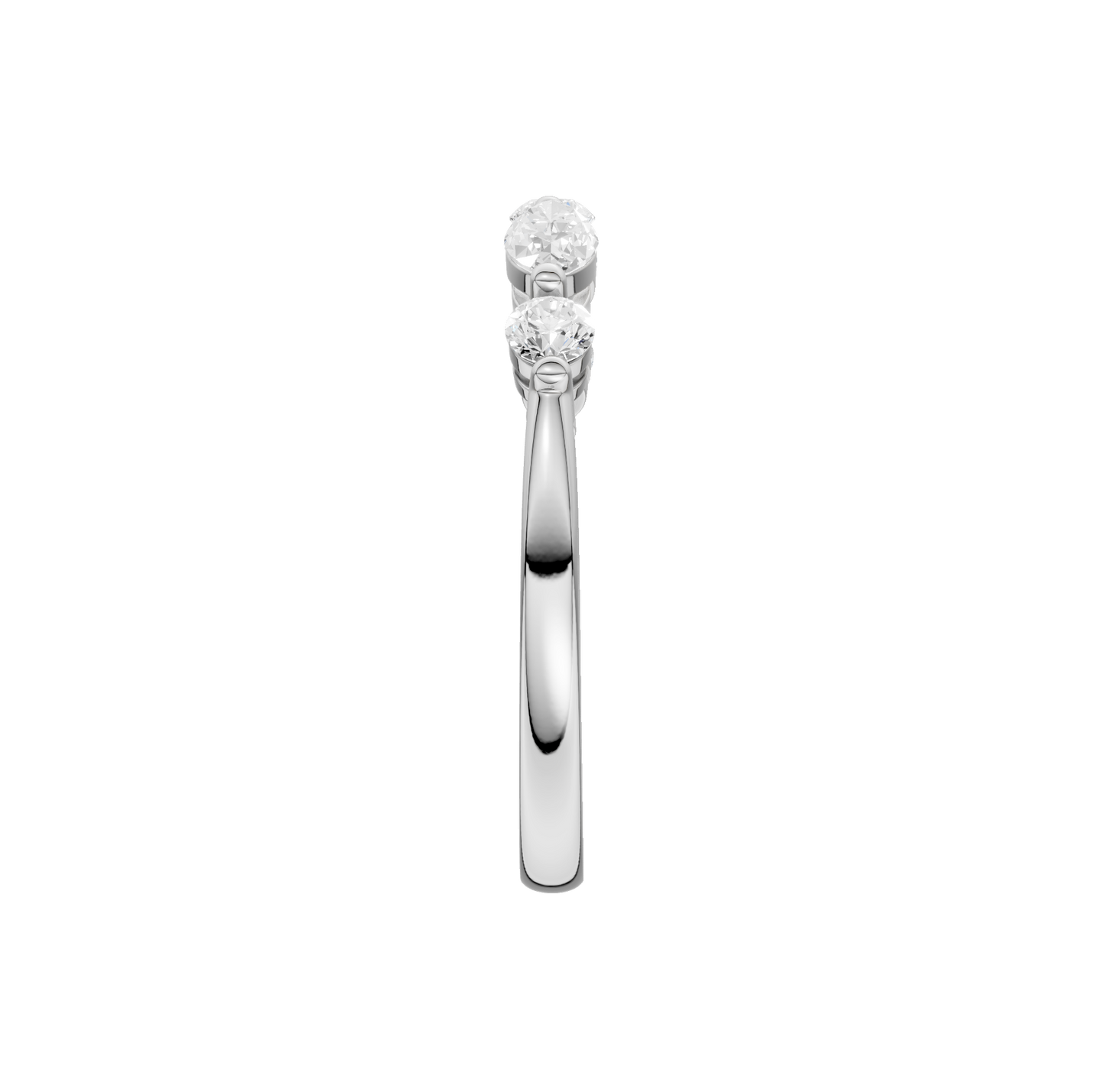0.50ct Round & Marquise Certified Lab Diamond Ring