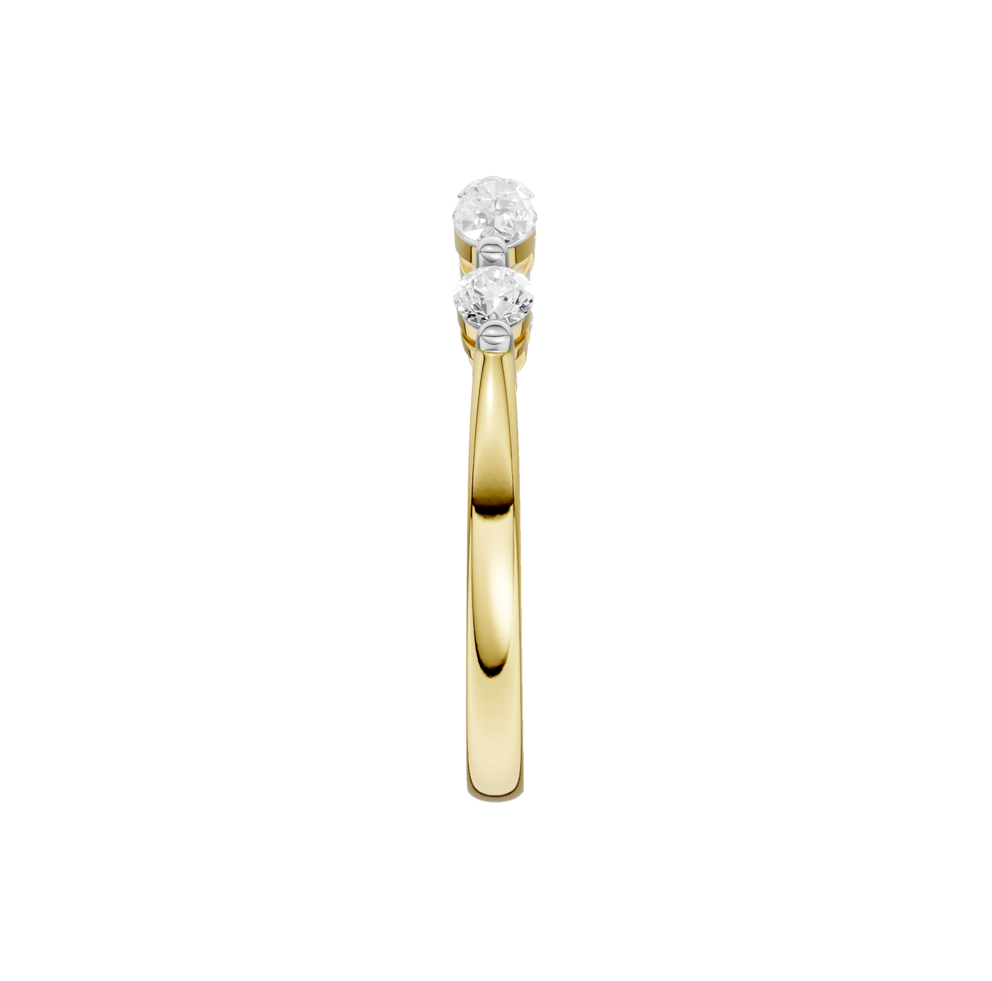 0.50ct Round & Marquise Certified Lab Diamond Ring