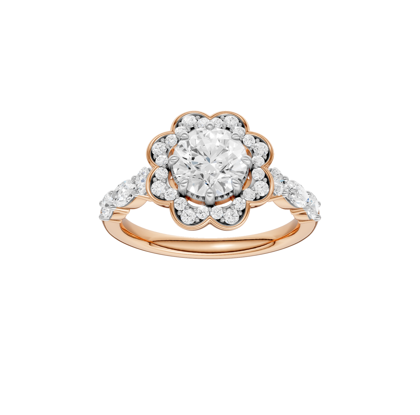 1.60ct Round Certified Lab Diamond Ring