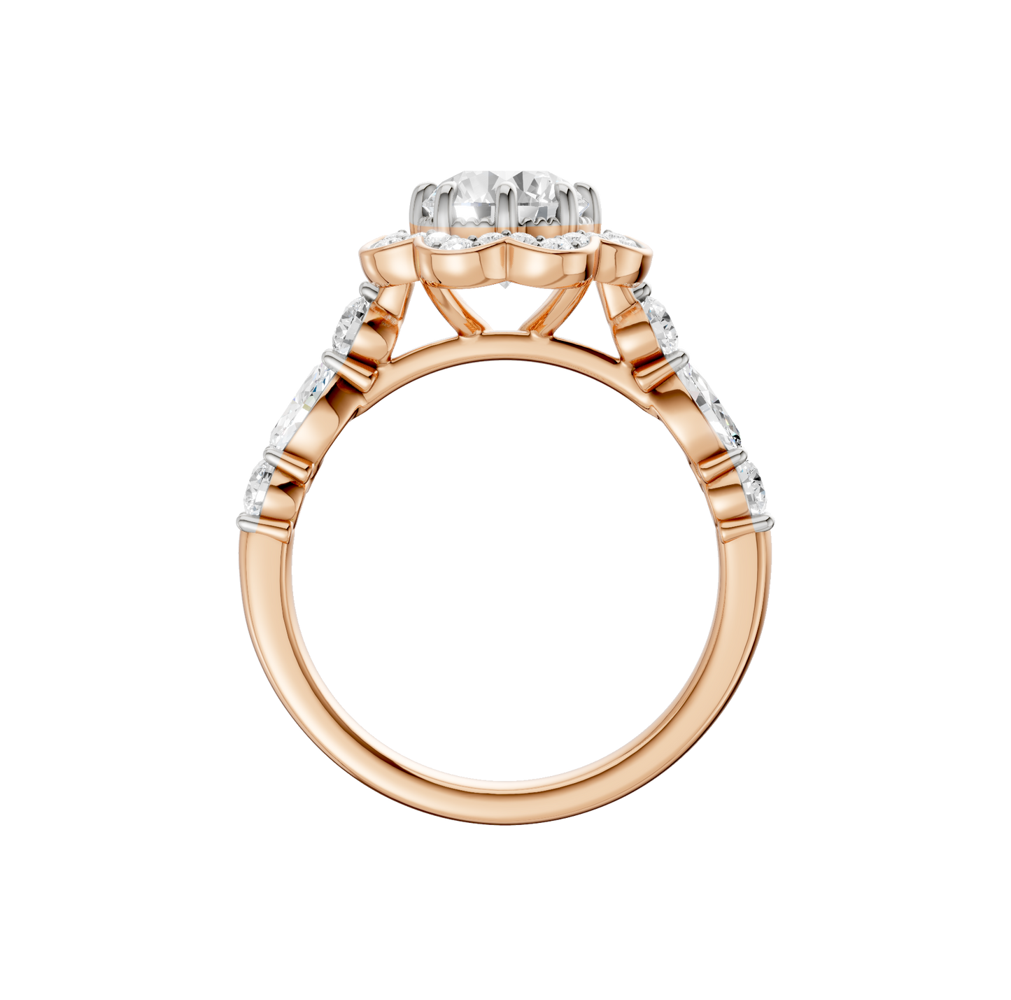 1.60ct Round Certified Lab Diamond Ring