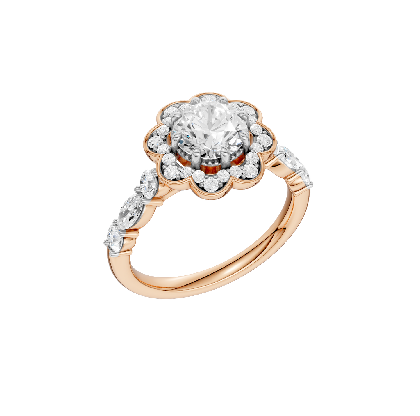 1.60ct Round Certified Lab Diamond Ring