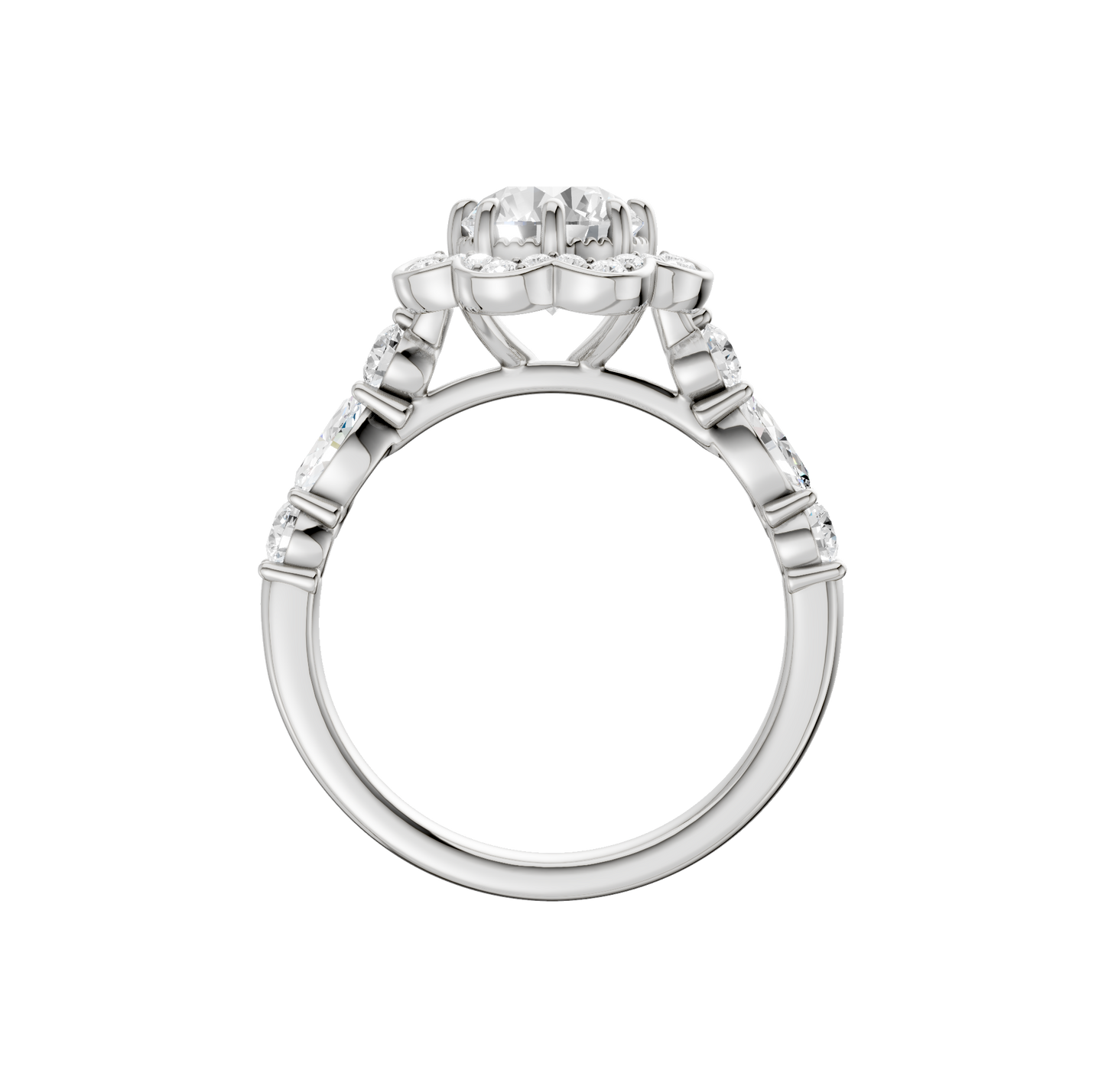 1.60ct Round Certified Lab Diamond Ring