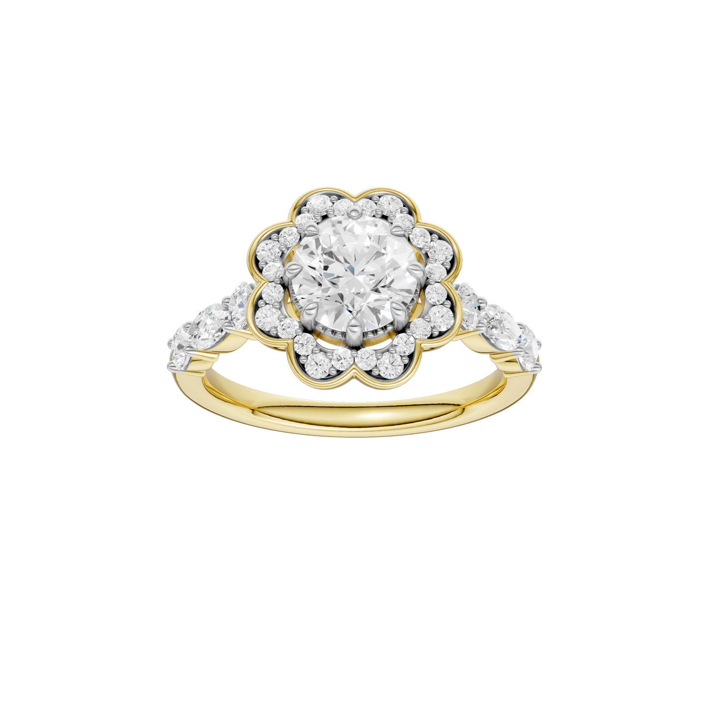 1.60ct Round Certified Lab Diamond Ring