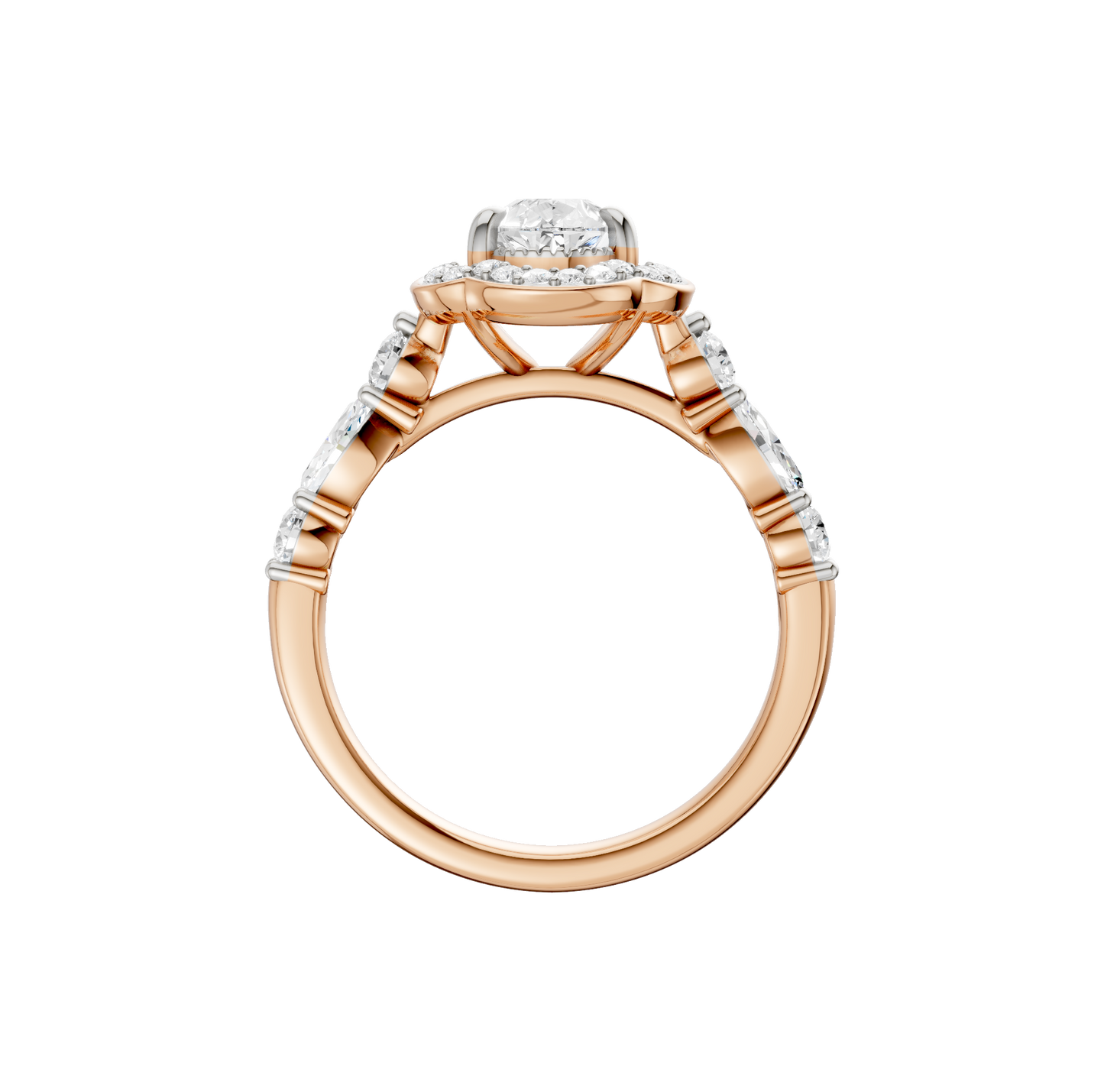 1.60ct Pear Certified Lab Diamond Ring