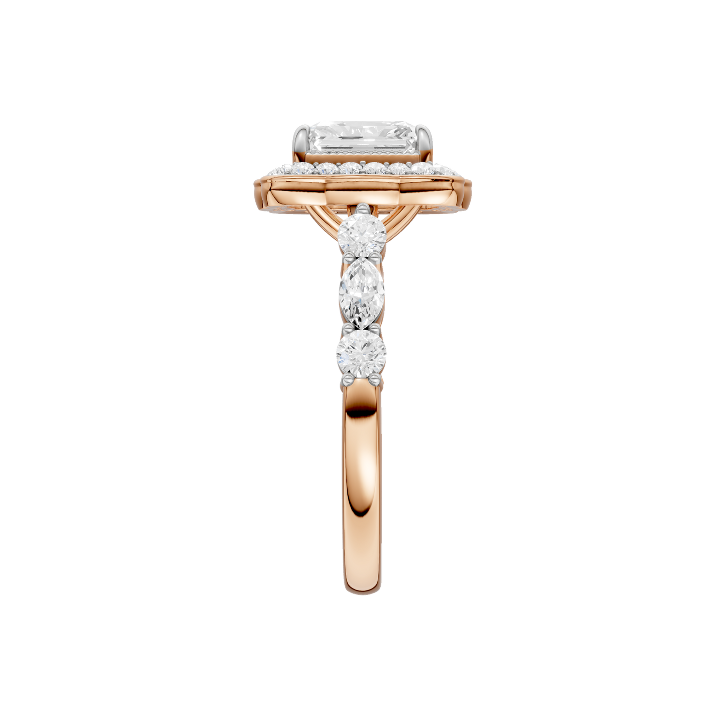 1.60ct Radiant Certified Lab Diamond Ring