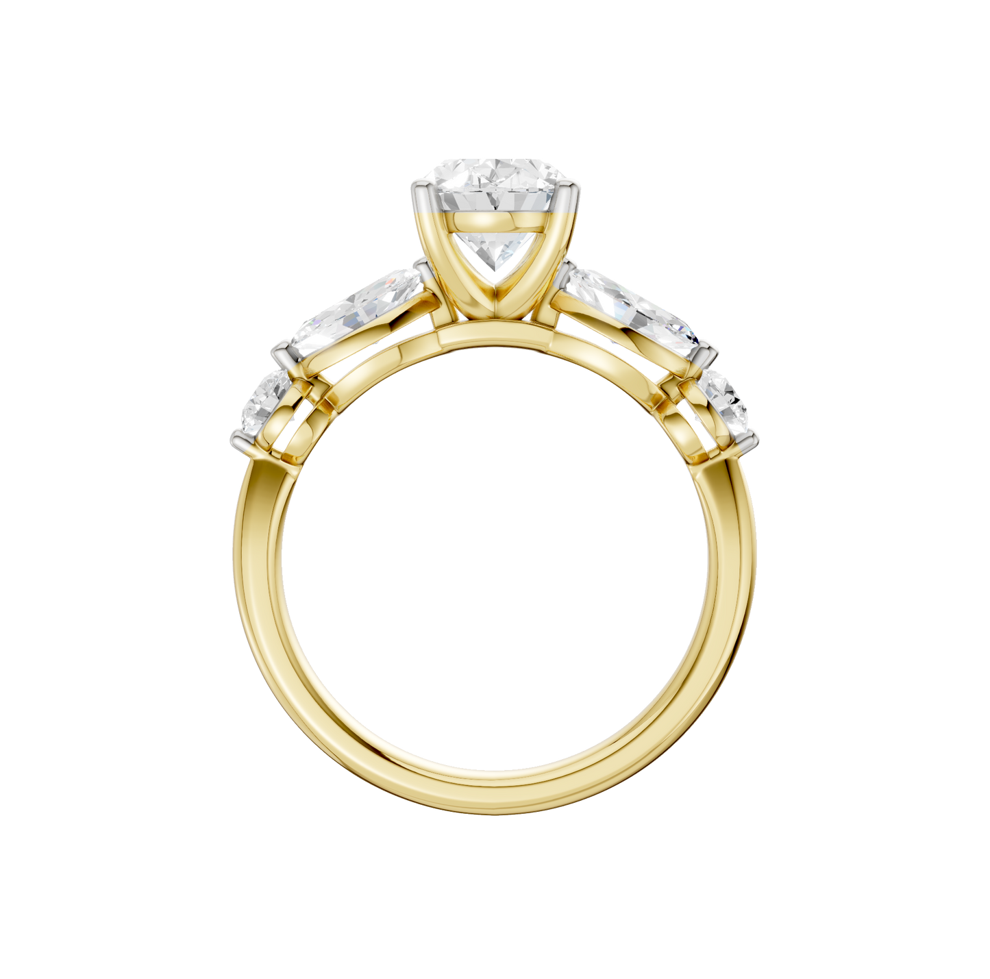 2.10ct Oval Certified Lab Diamond Ring
