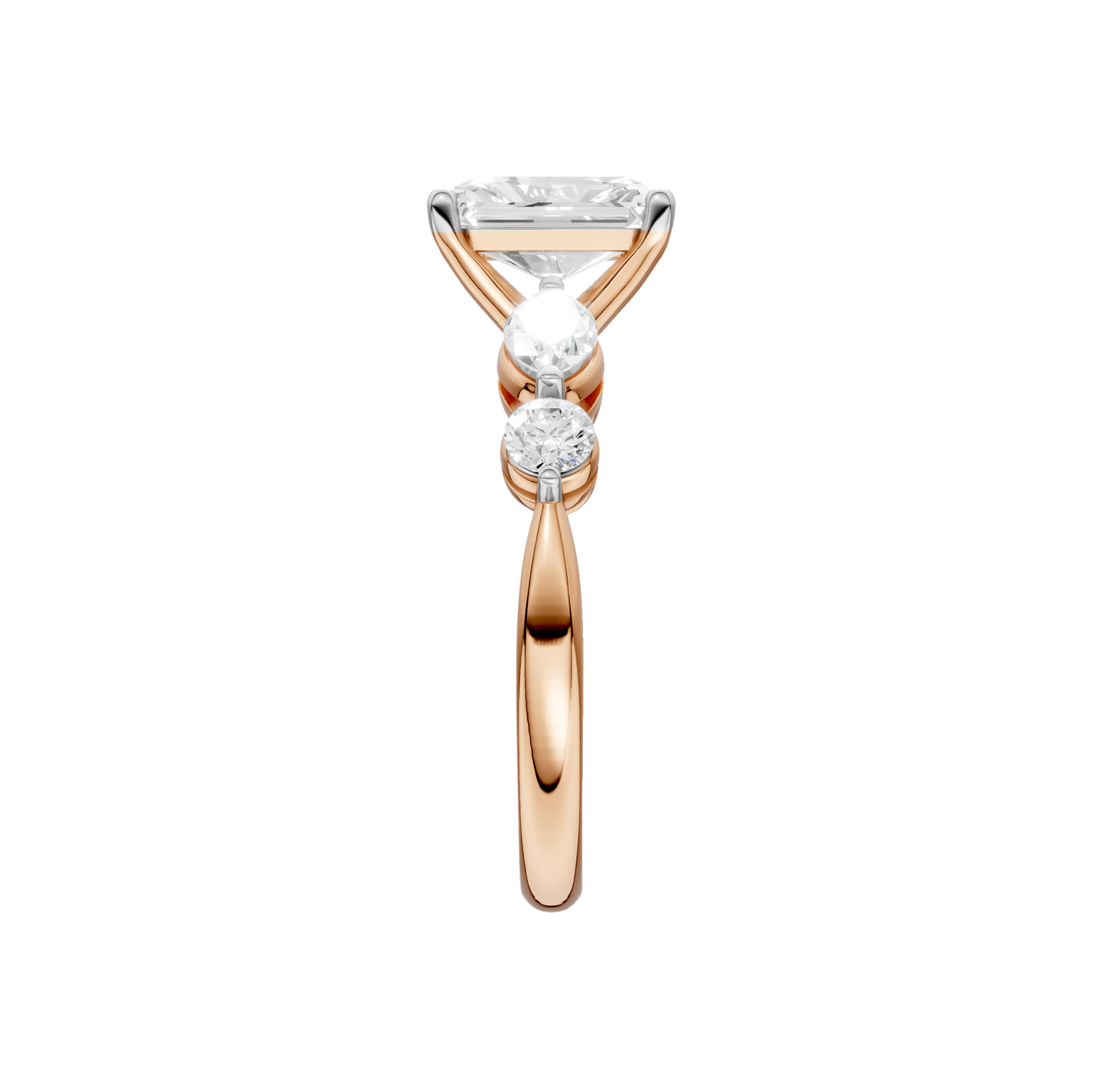 2.10ct Radiant Certified Lab Diamond Ring