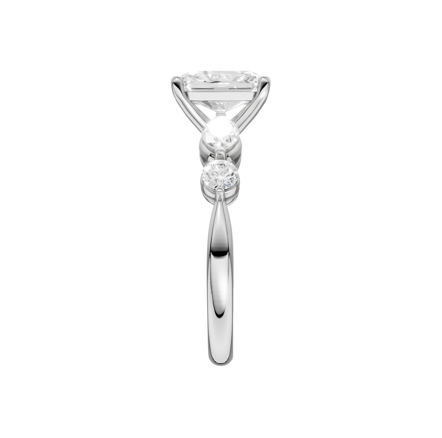 2.10ct Radiant Certified Lab Diamond Ring
