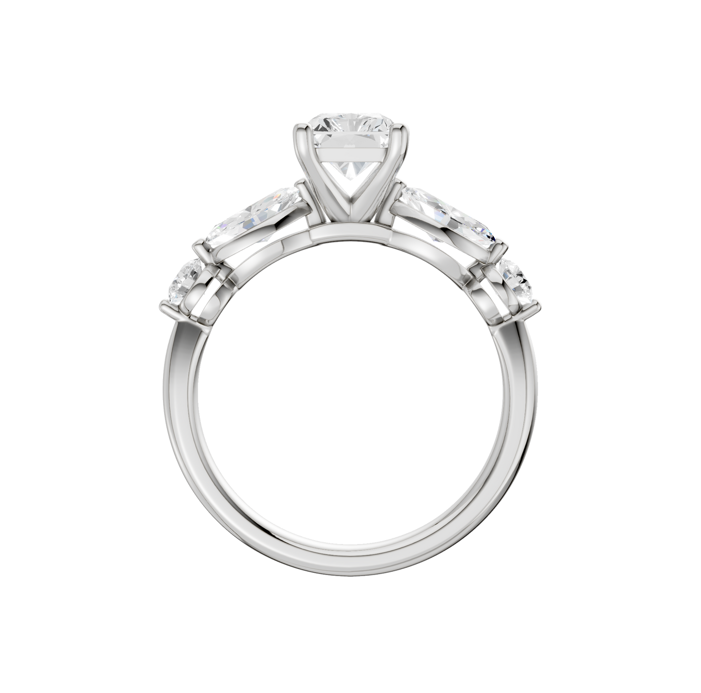 2.10ct Radiant Certified Lab Diamond Ring