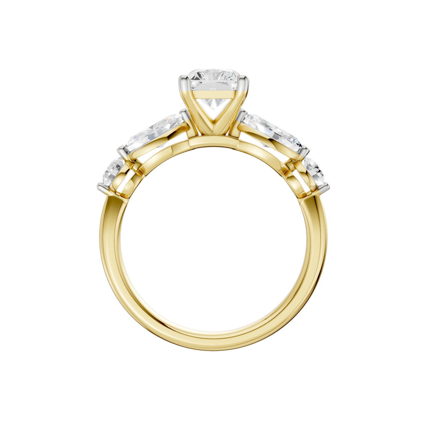 2.10ct Radiant Certified Lab Diamond Ring