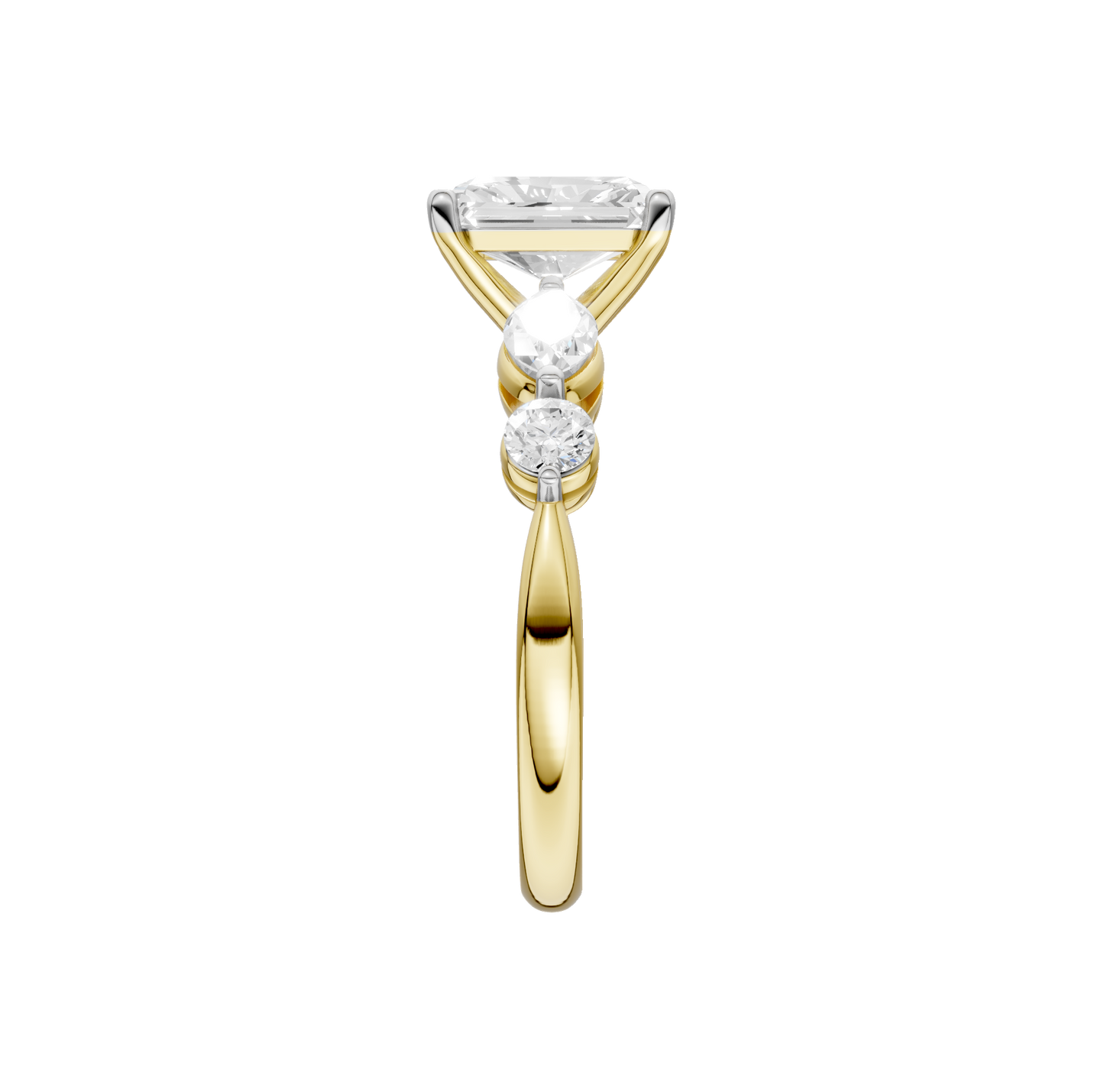 2.10ct Radiant Certified Lab Diamond Ring