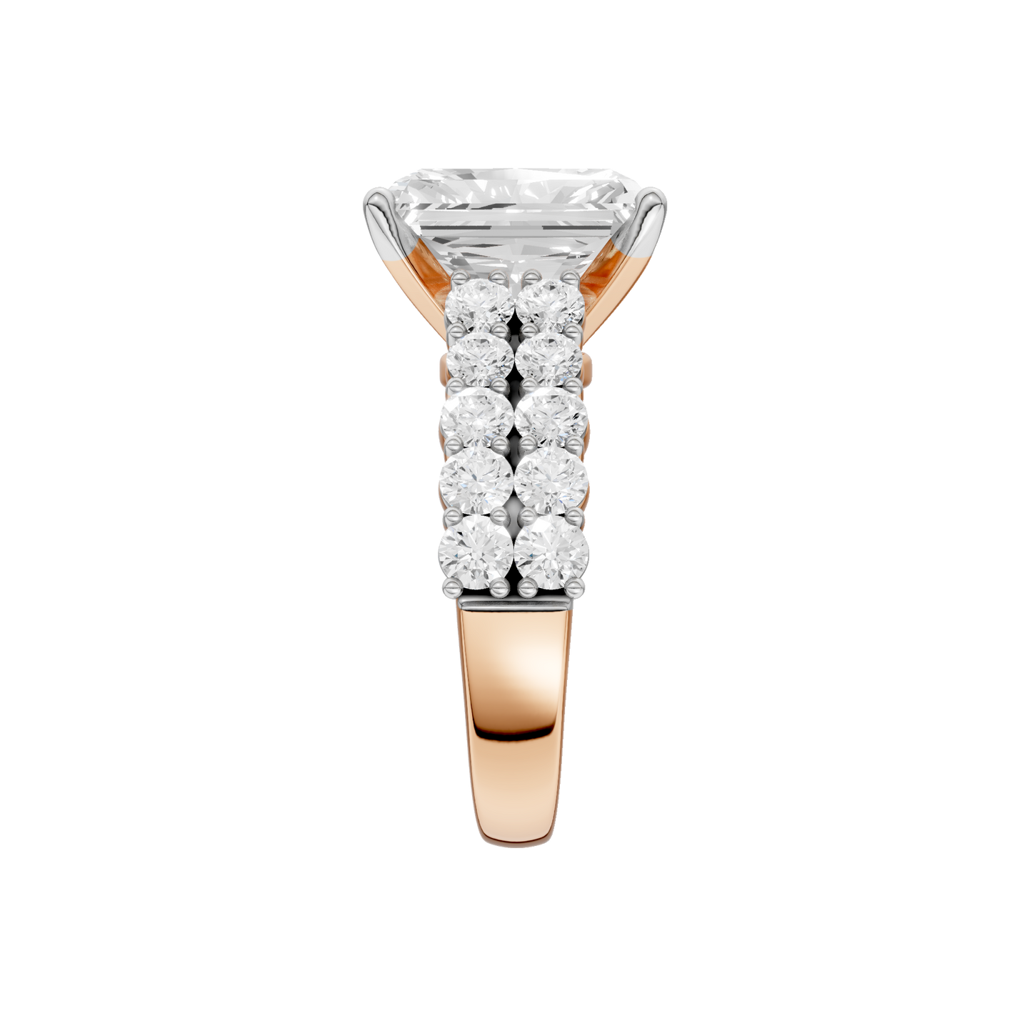 5.50ct Radiant Certified Lab Diamond Ring