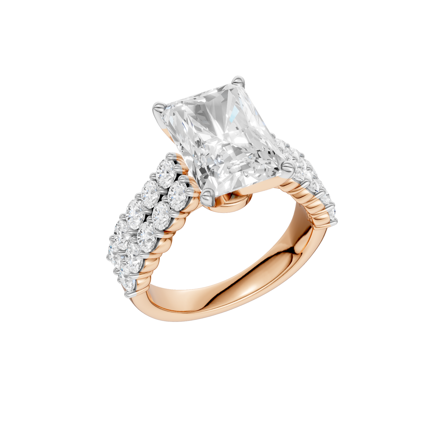 5.50ct Radiant Certified Lab Diamond Ring