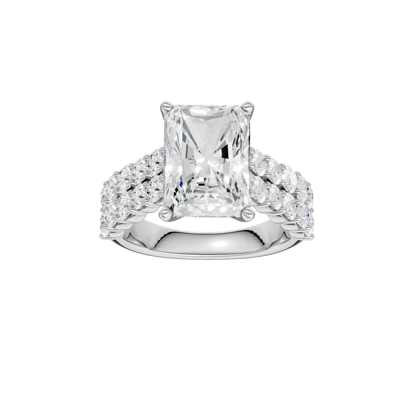 5.50ct Radiant Certified Lab Diamond Ring