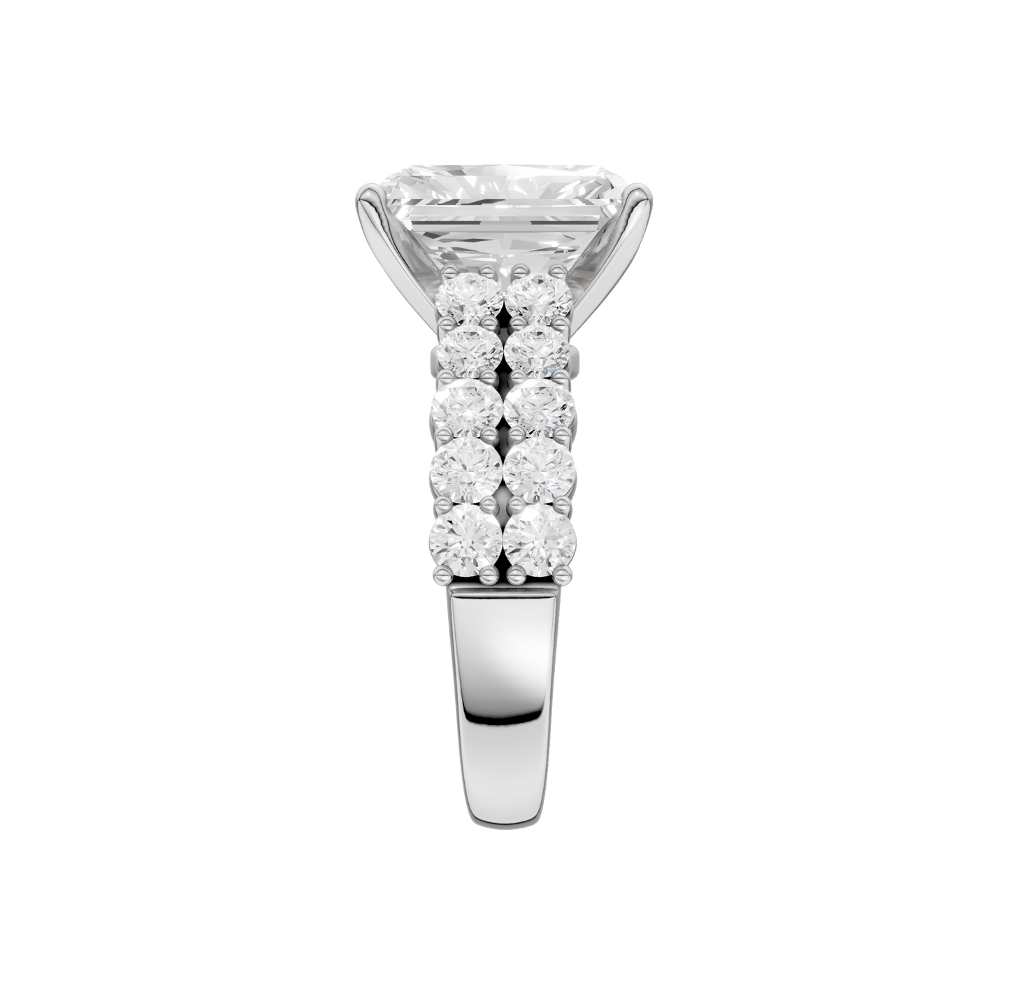 5.50ct Radiant Certified Lab Diamond Ring