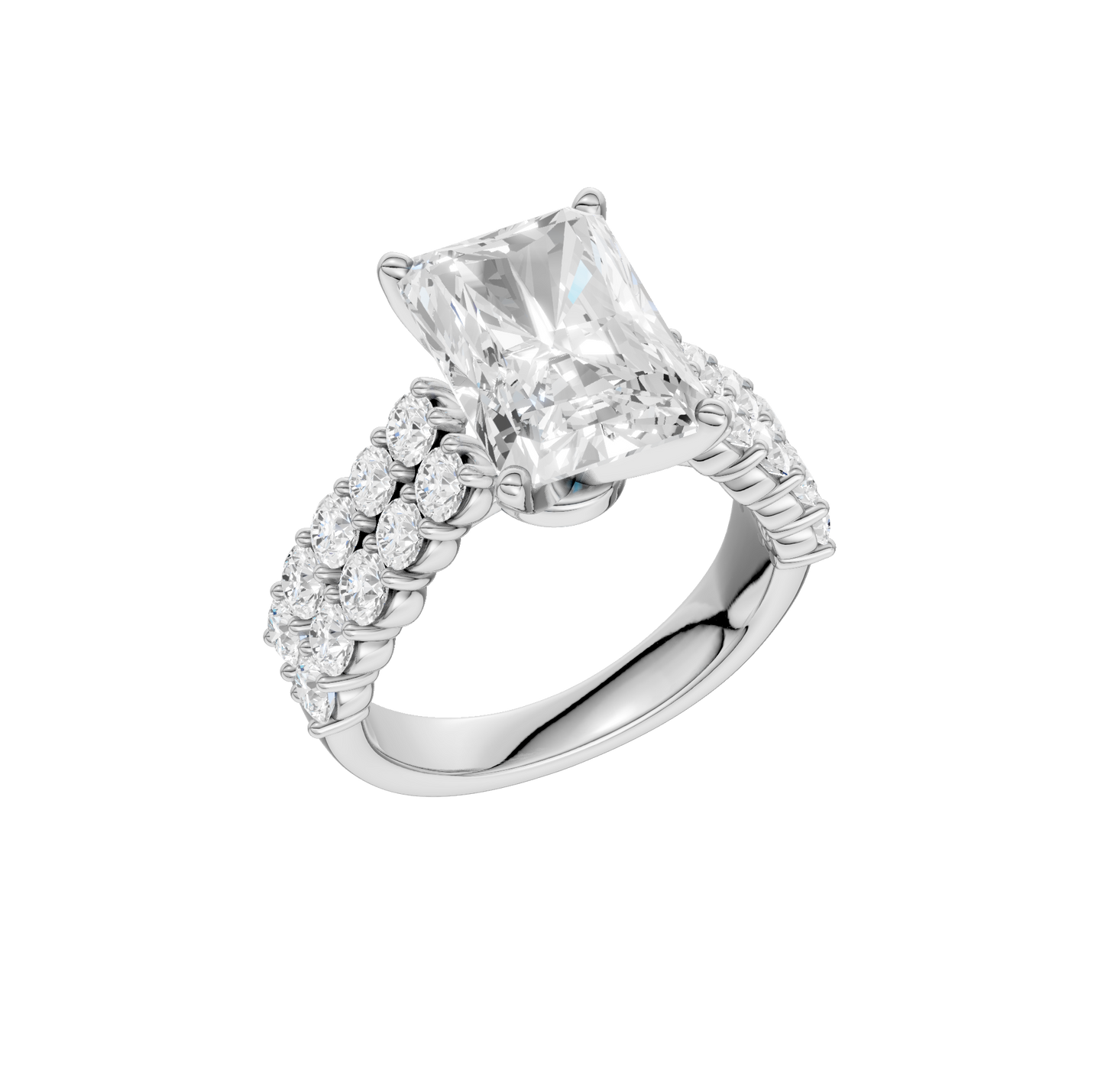 5.50ct Radiant Certified Lab Diamond Ring