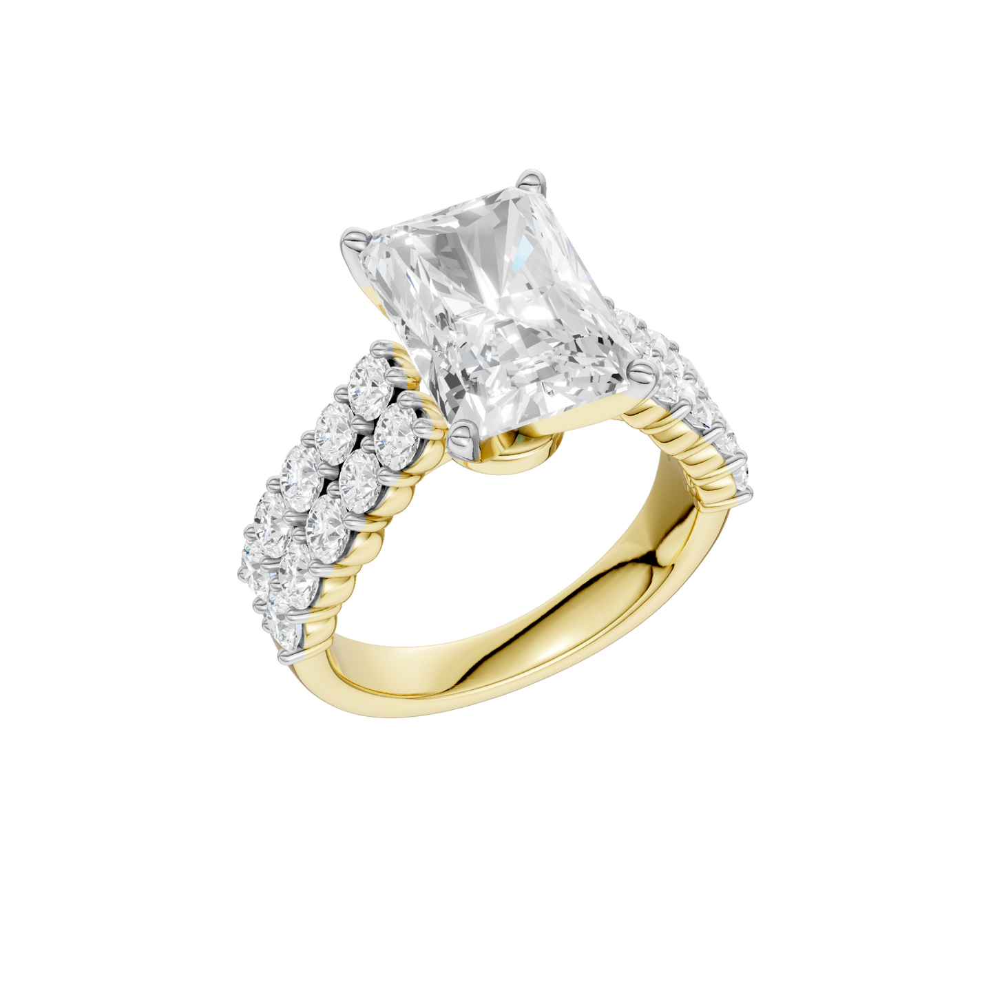 5.50ct Radiant Certified Lab Diamond Ring