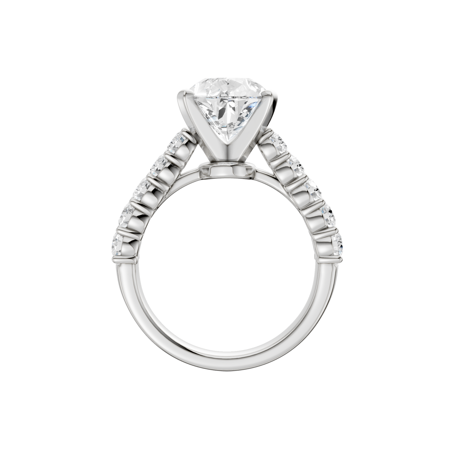 5.50ct Pear Certified Lab Diamond Ring