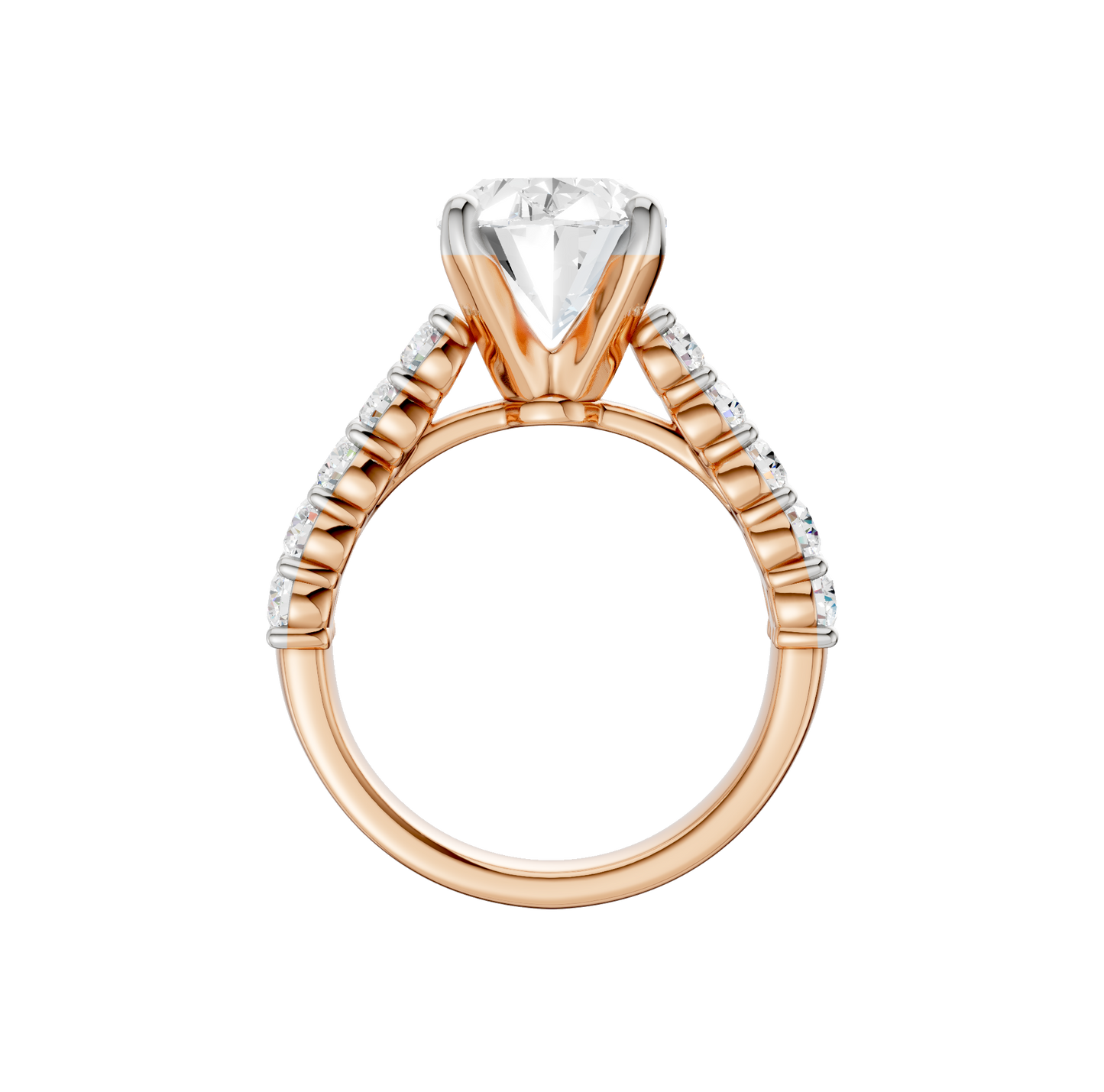 5.50ct Oval Certified Lab Diamond Ring
