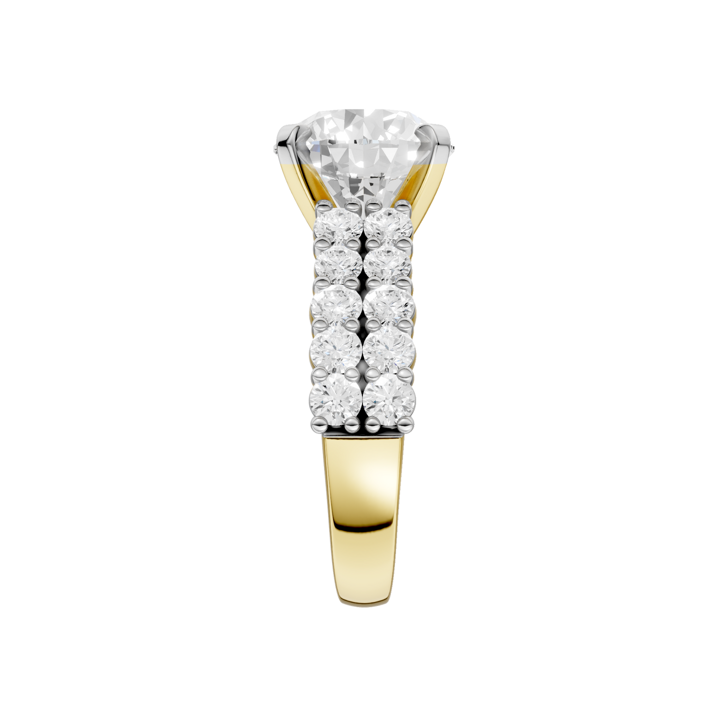 5.50ct Round Certified Lab Diamond Ring
