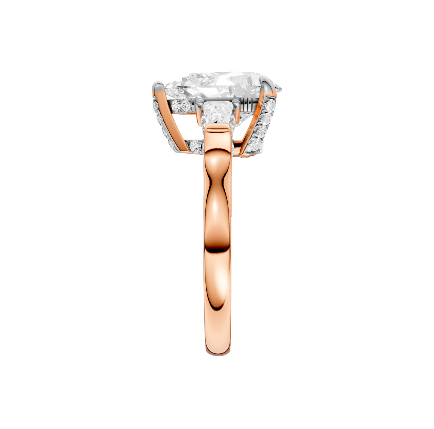 2.00ct Pear Certified Lab Diamond Ring