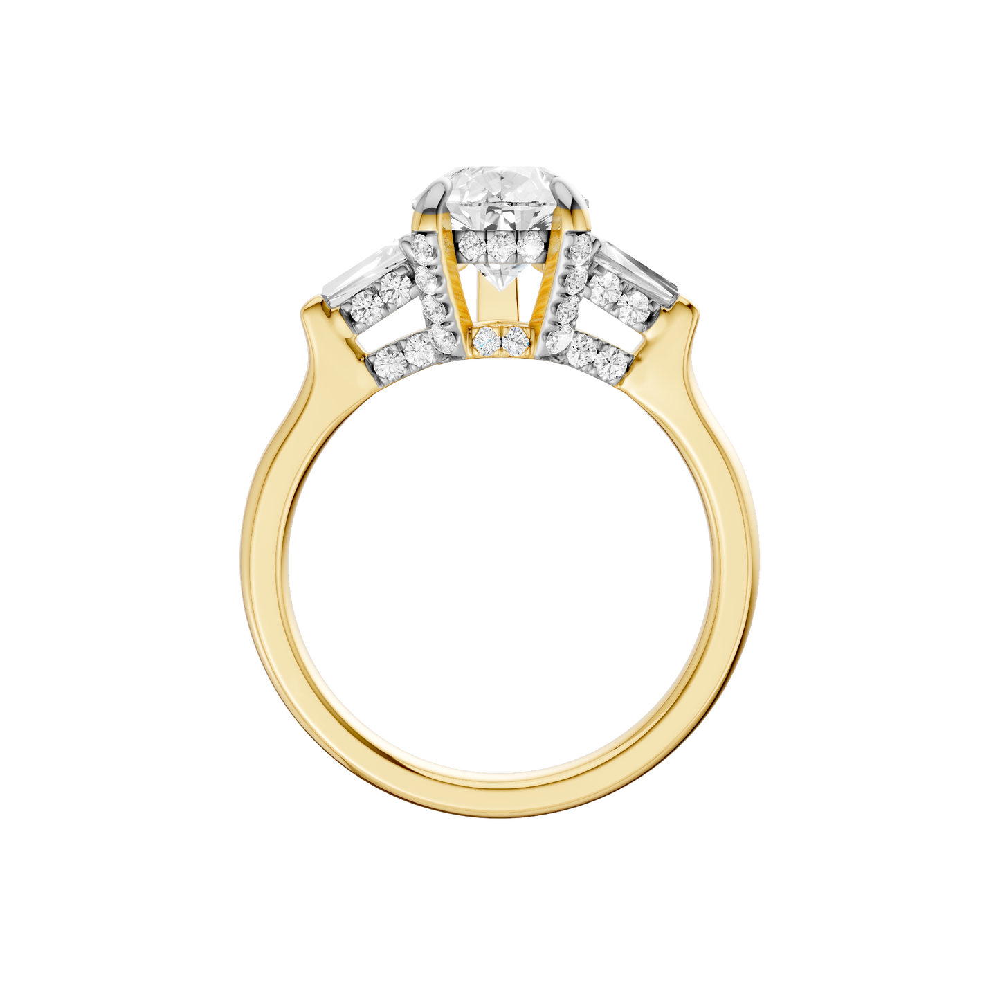 2.00ct Pear Certified Lab Diamond Ring