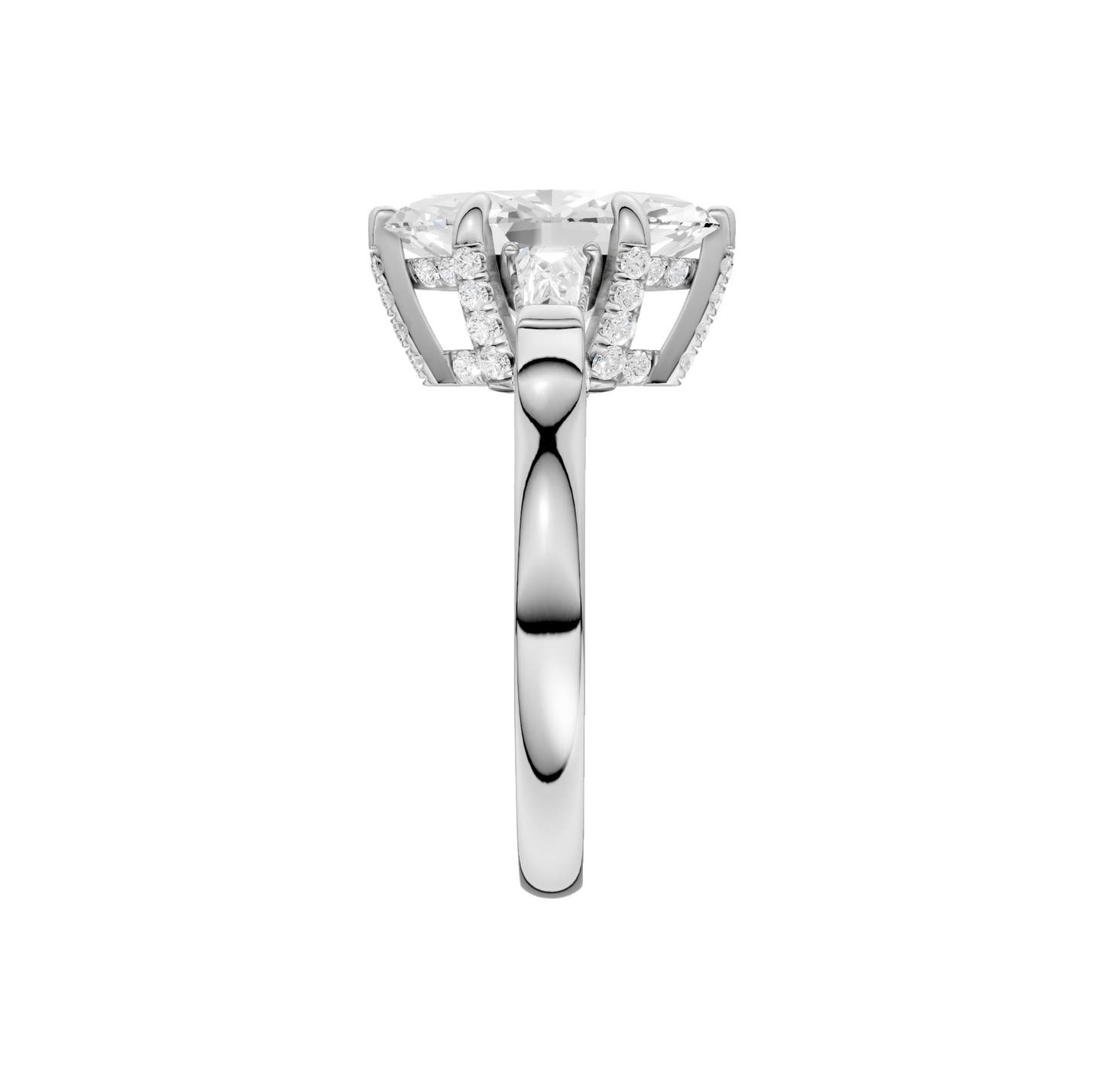 2.00ct Marquise Certified Lab Diamond Ring