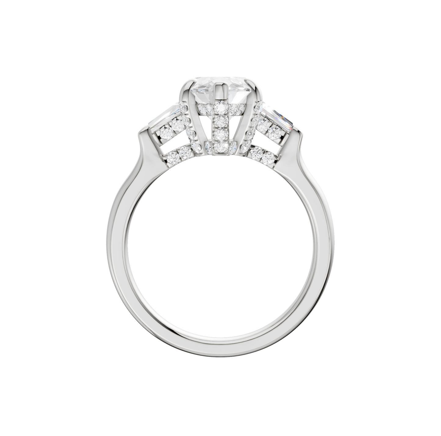 2.00ct Marquise Certified Lab Diamond Ring