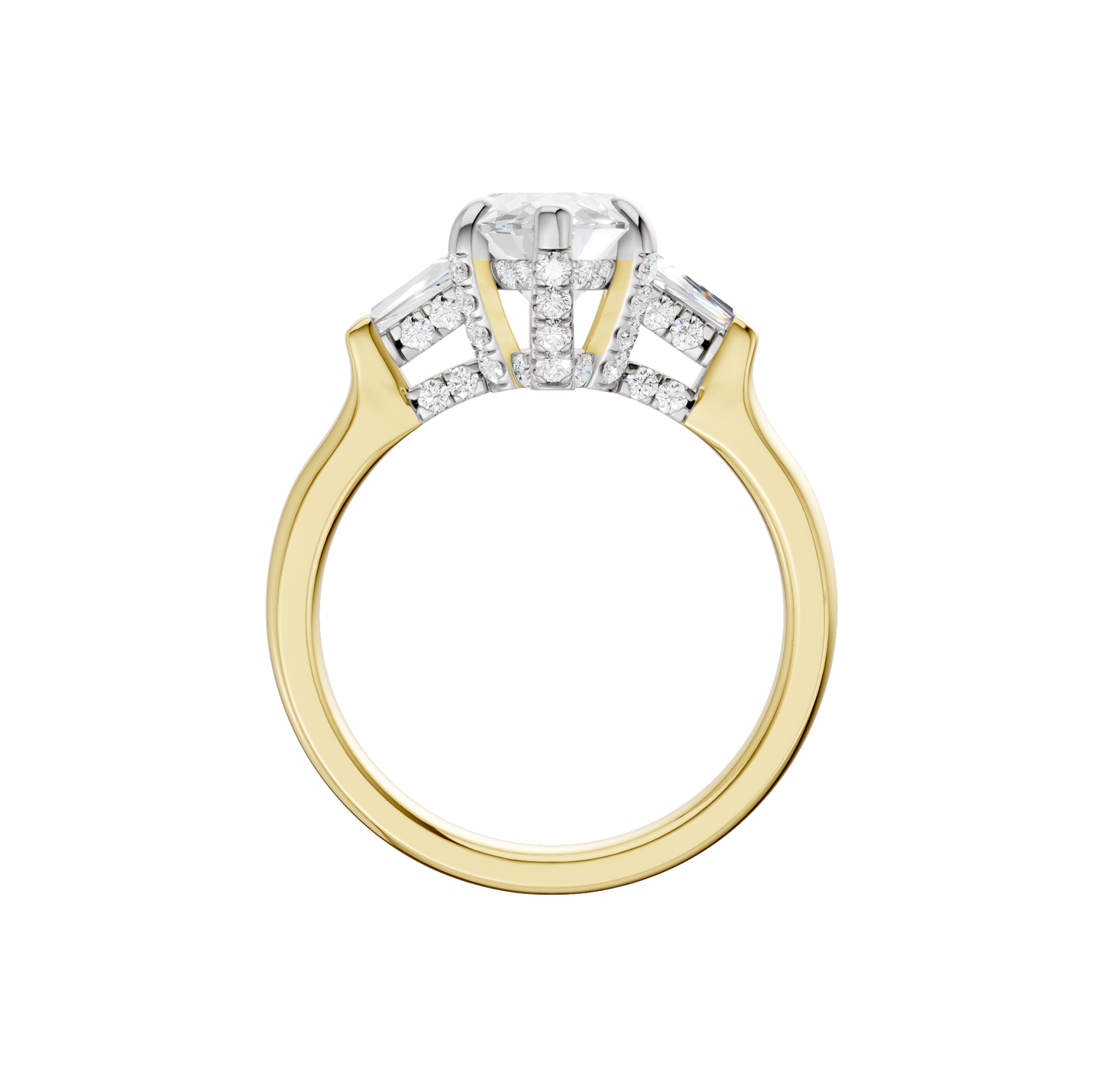 2.00ct Marquise Certified Lab Diamond Ring