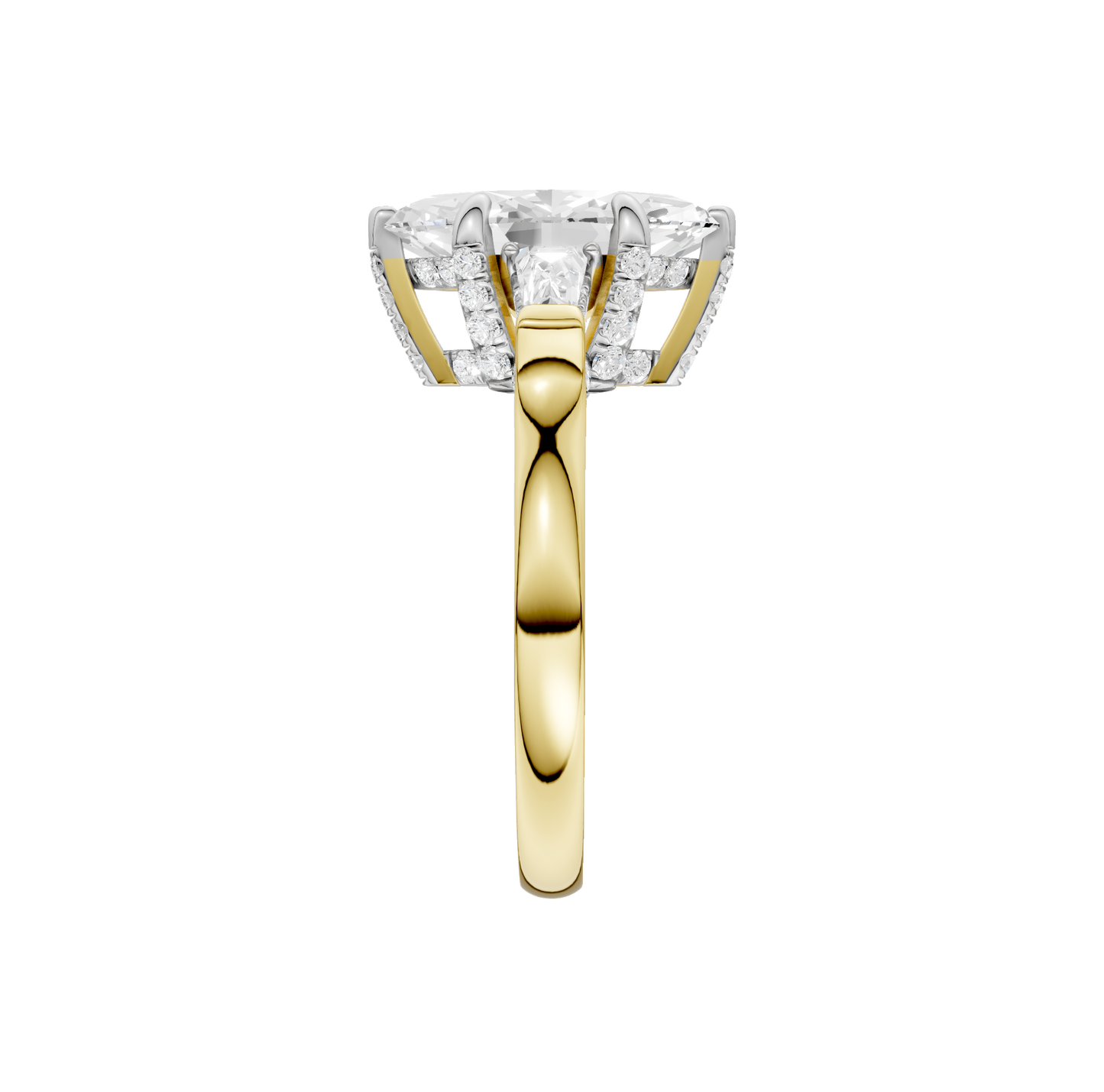 2.00ct Marquise Certified Lab Diamond Ring