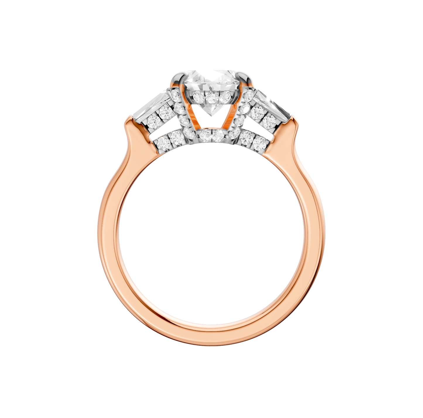 2.50ct Oval Certified Lab Diamond Ring