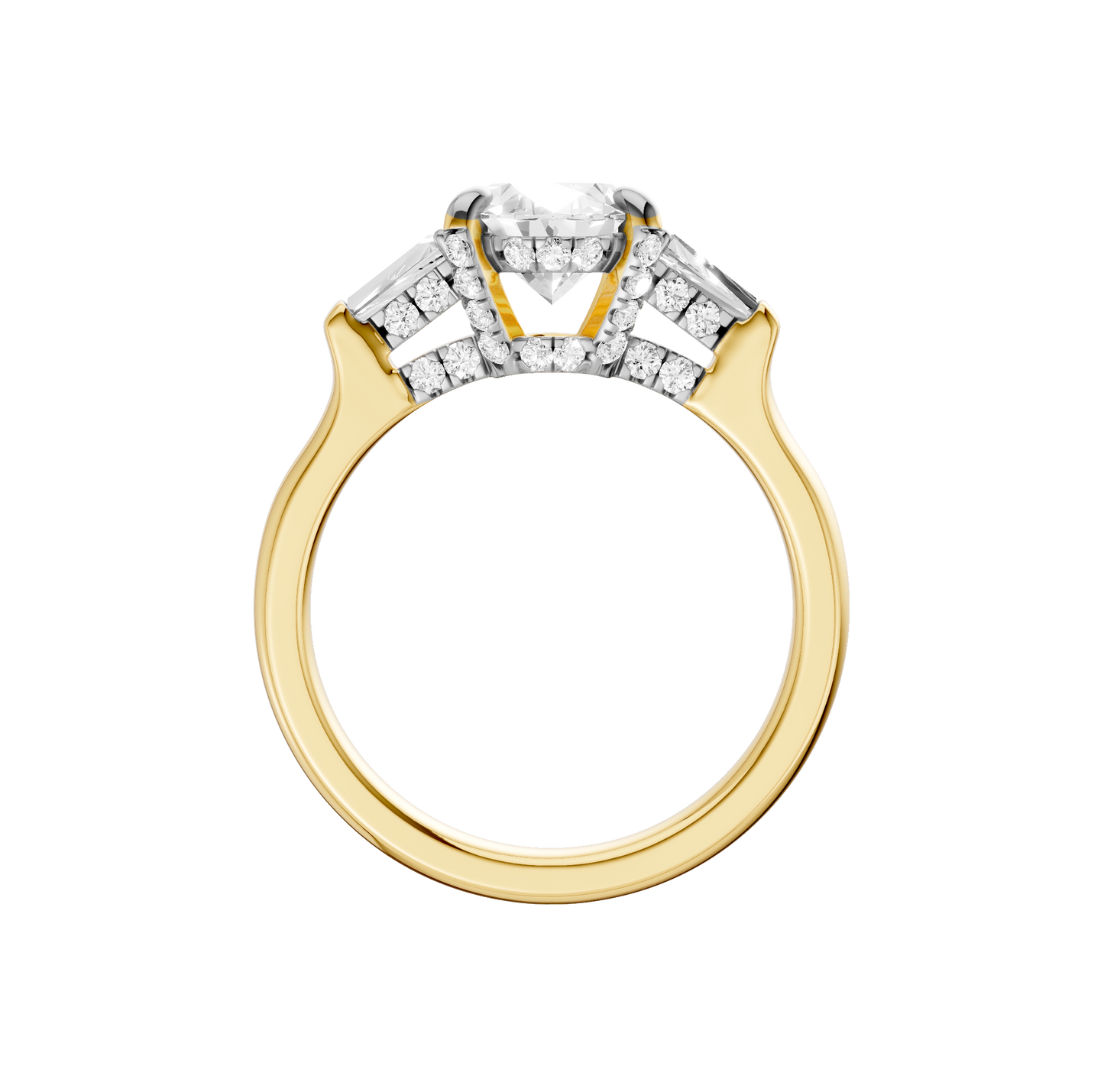 2.50ct Oval Certified Lab Diamond Ring