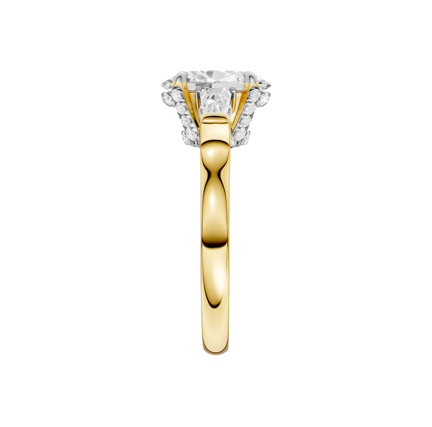 2.50ct Oval Certified Lab Diamond Ring