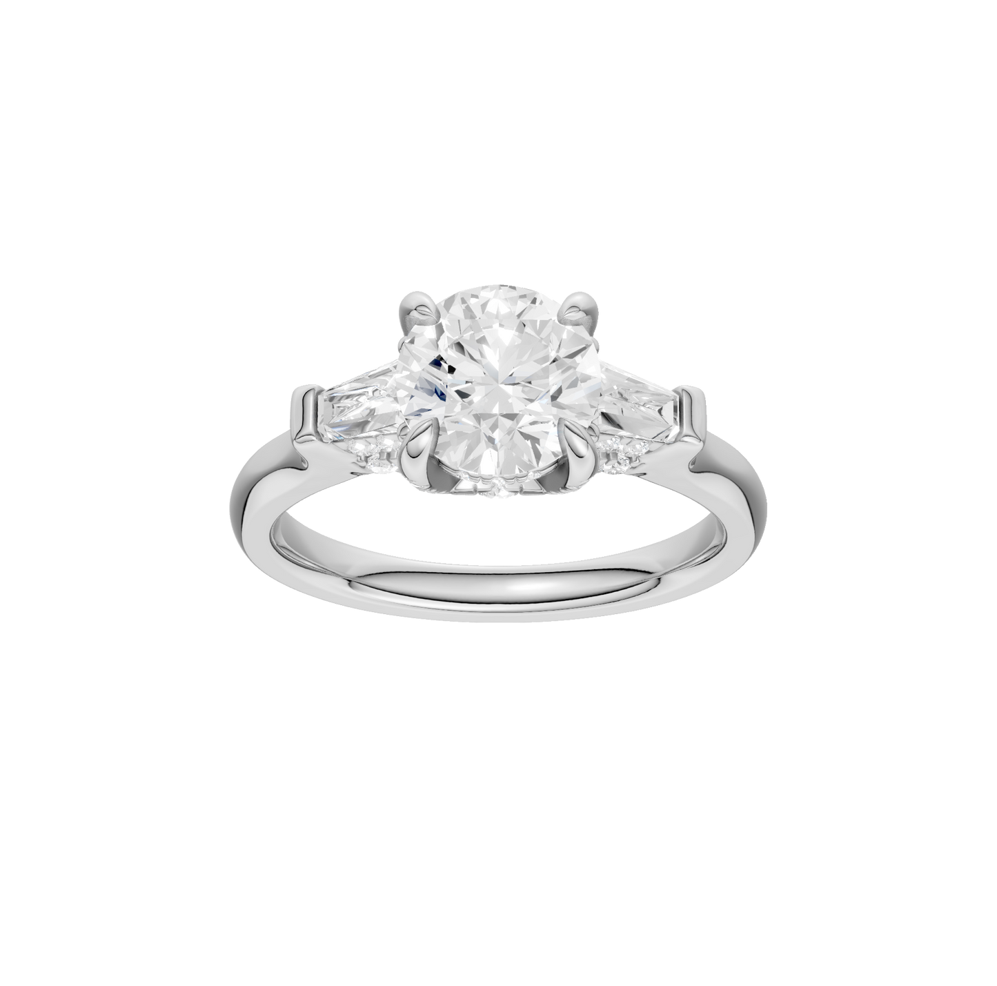 2.00ct Round Certified Lab Diamond Ring