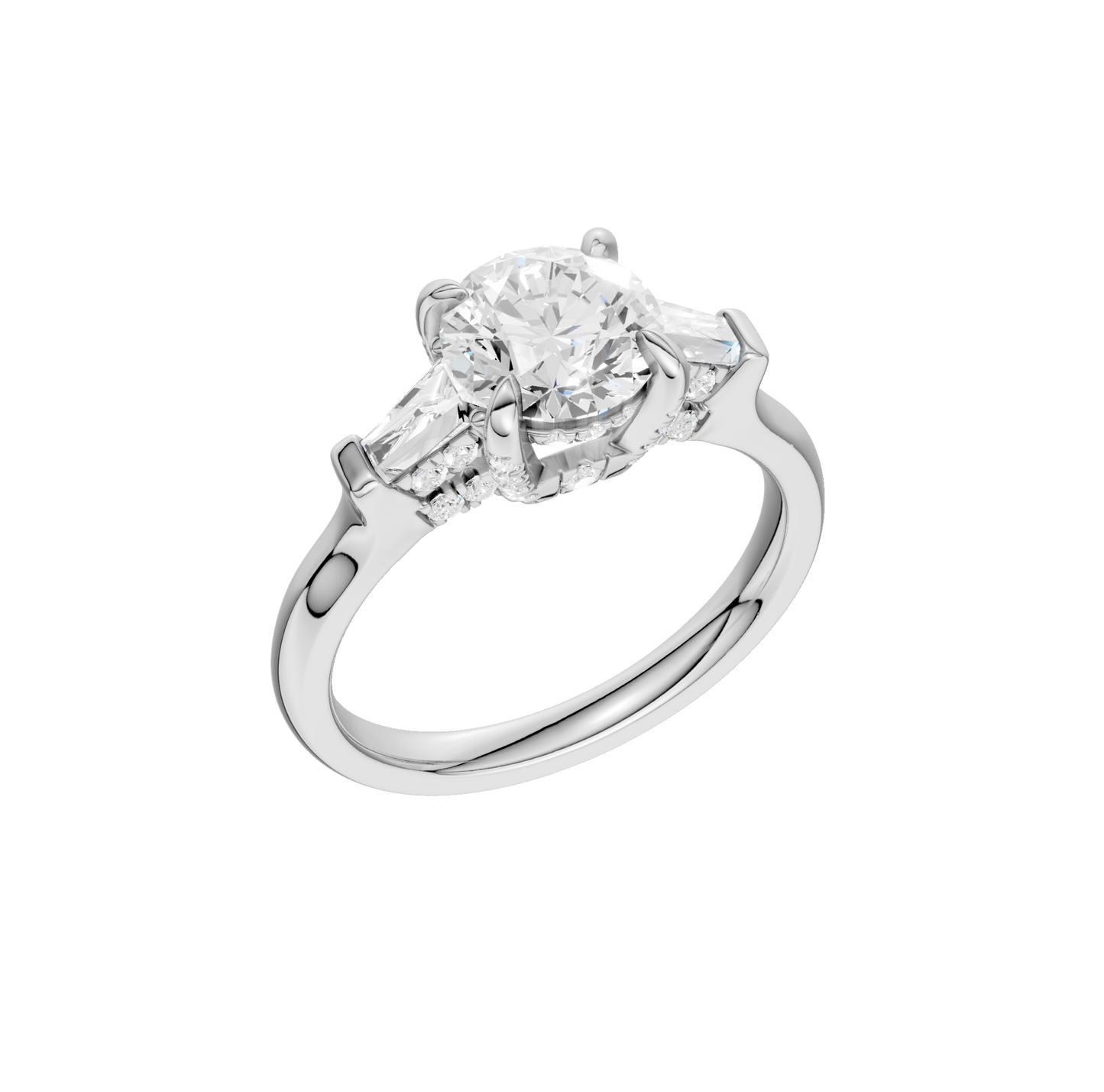2.00ct Round Certified Lab Diamond Ring