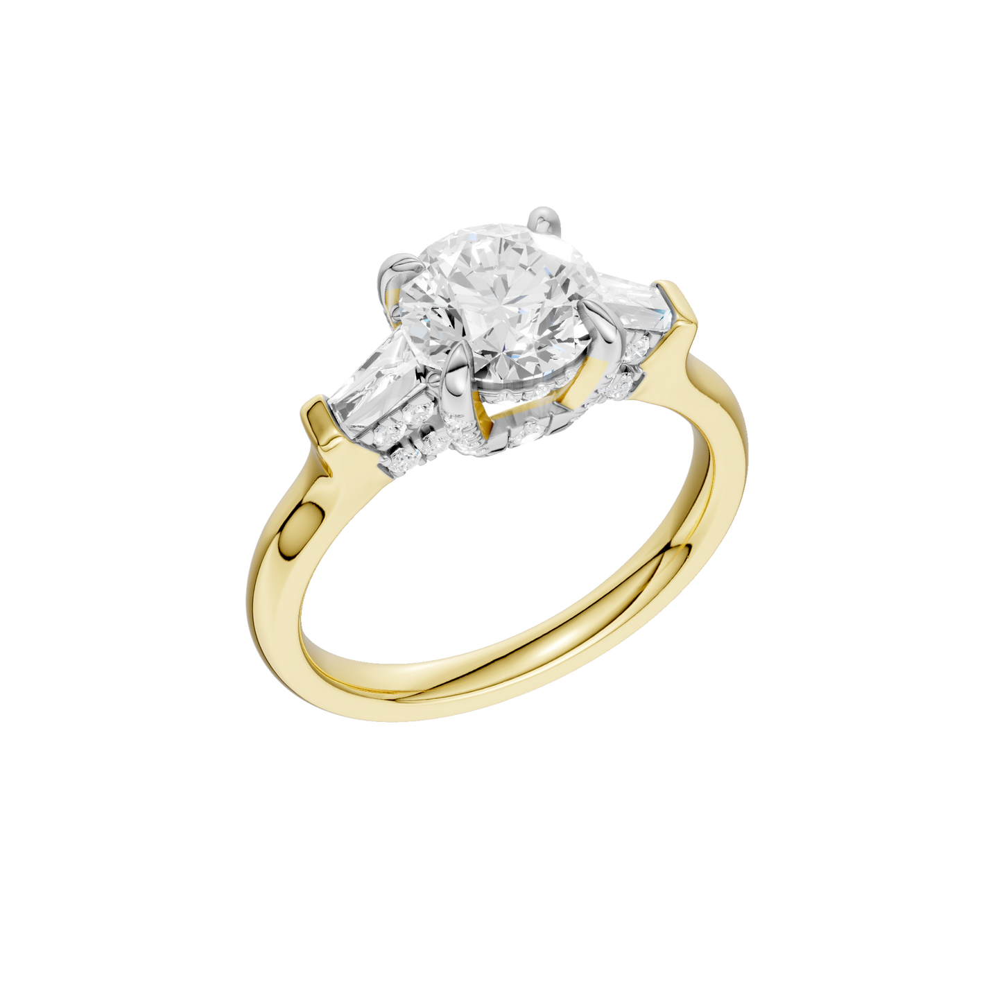 2.00ct Round Certified Lab Diamond Ring