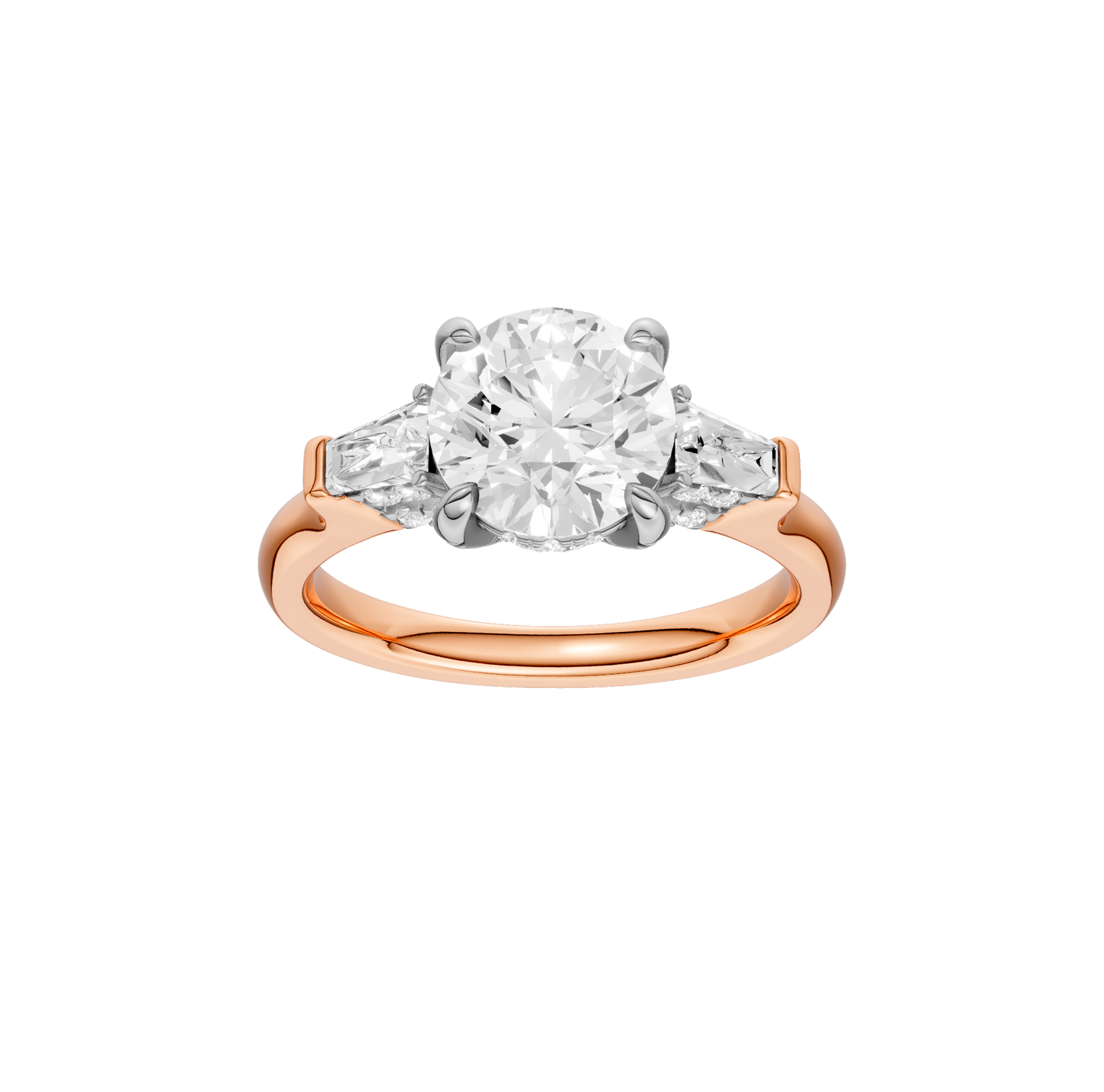 2.50ct Round Certified Lab Diamond Ring