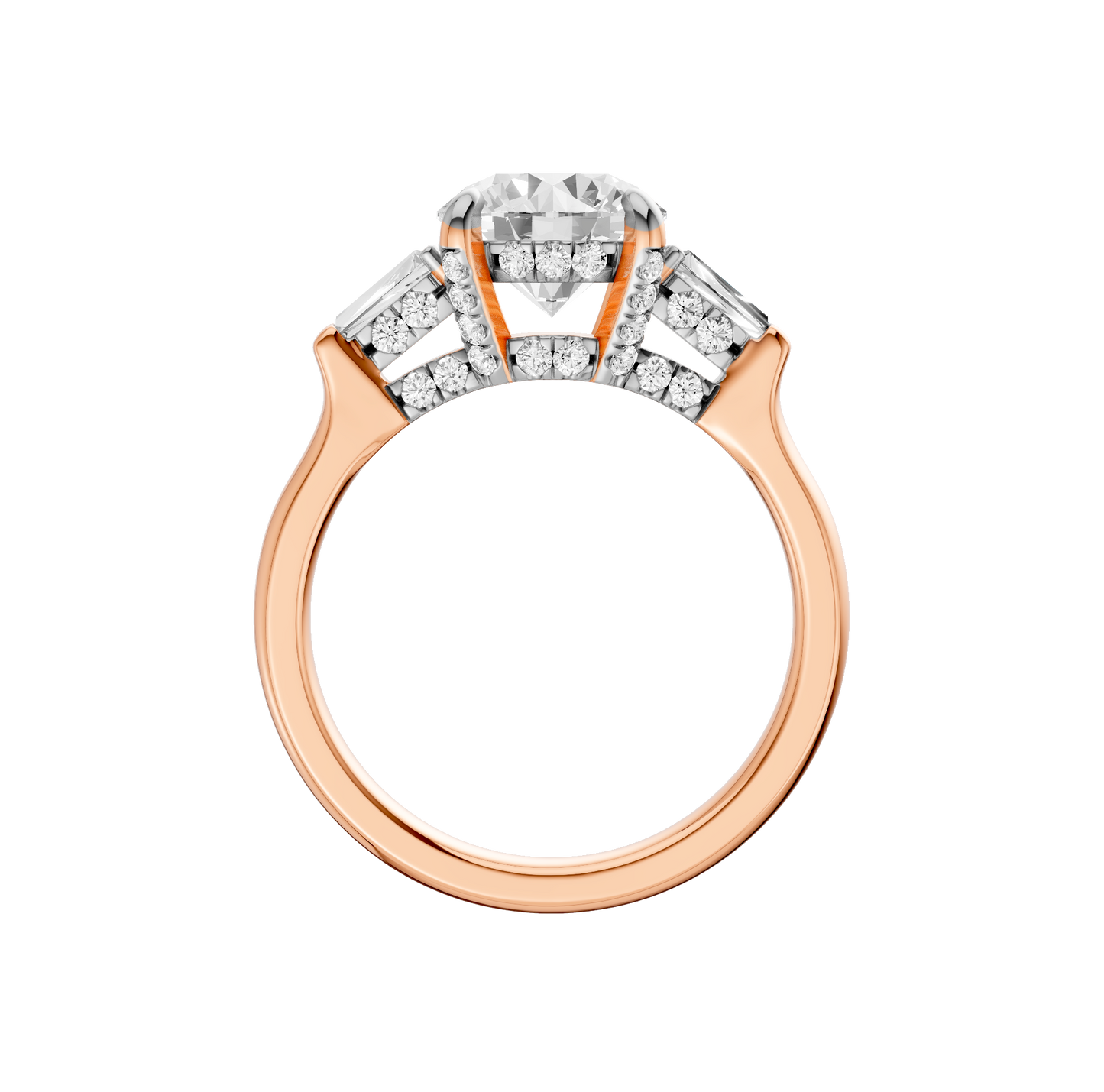 2.50ct Round Certified Lab Diamond Ring
