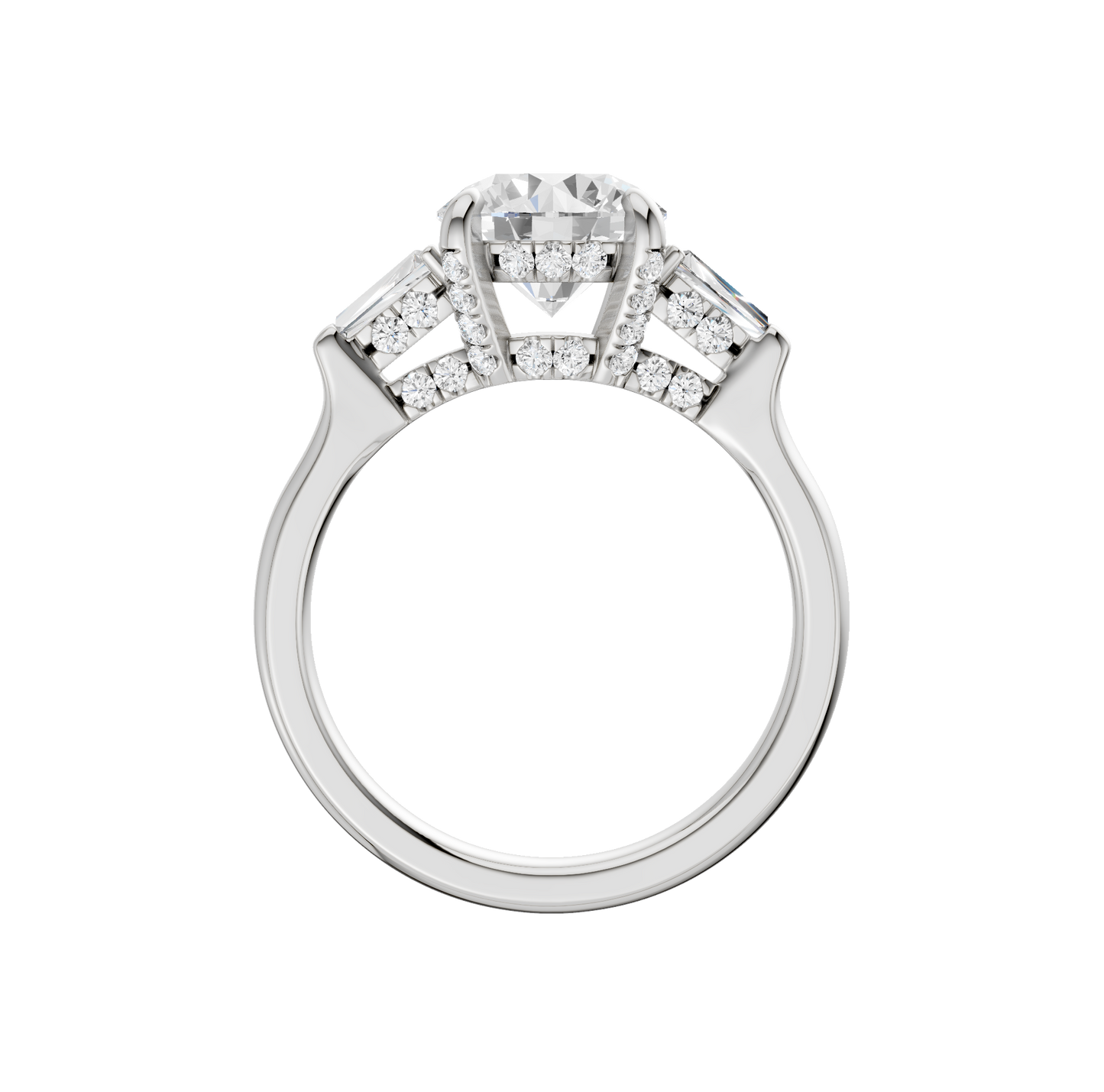 2.50ct Round Certified Lab Diamond Ring